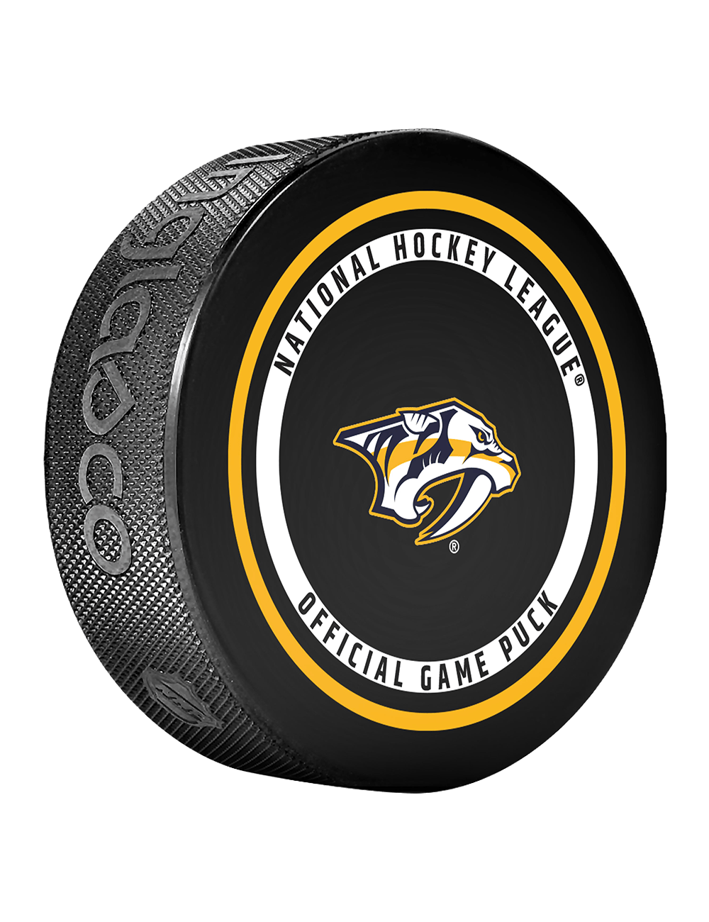 Inglasco Pucks Nashville Predators Inglasco NHL 26-27 Official Game Puck In Cube