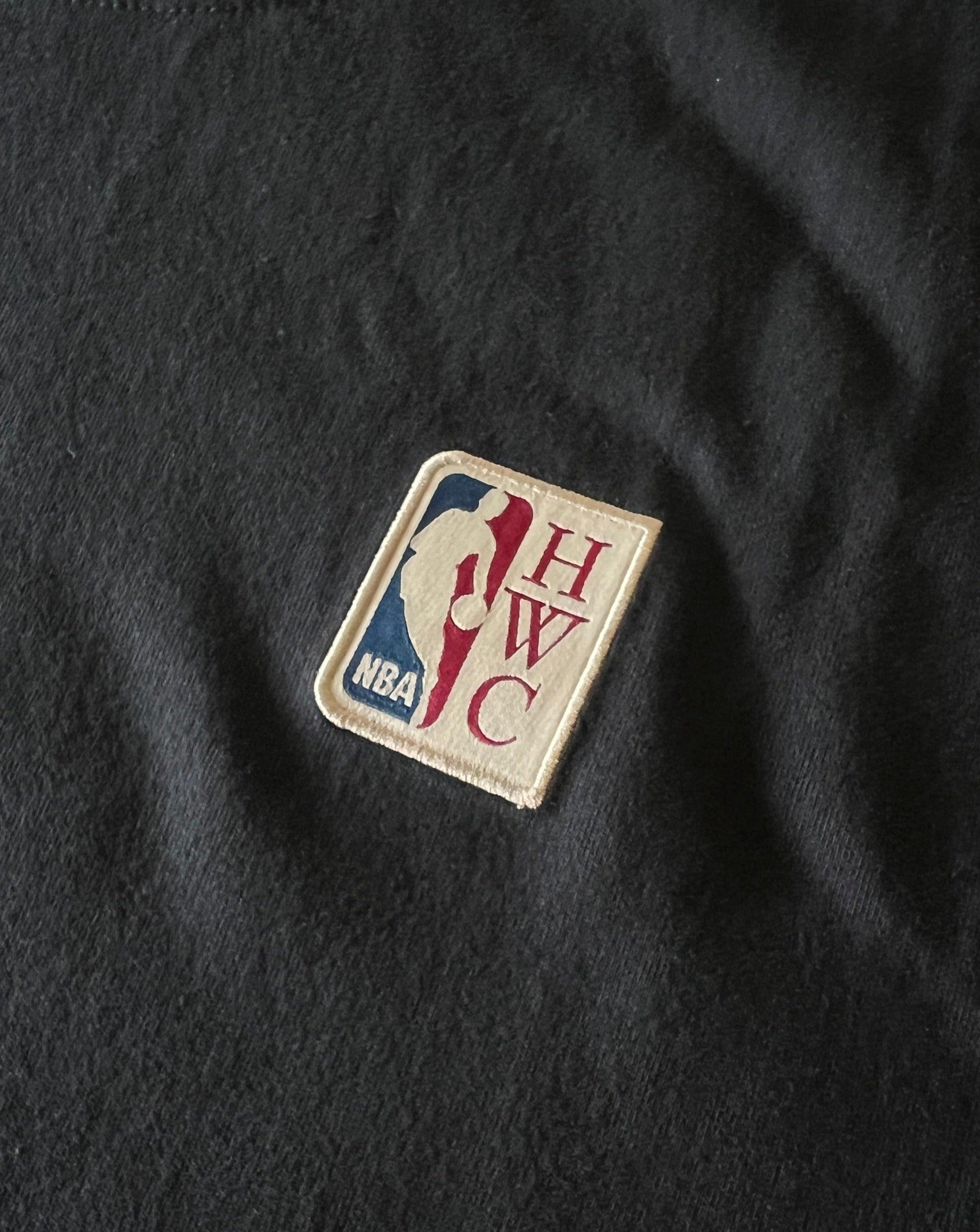 Mitchell And Ness T-Shirts NBA HWC Mitchell & Ness Multi Logo Vintage T-Shirt - Faded Black