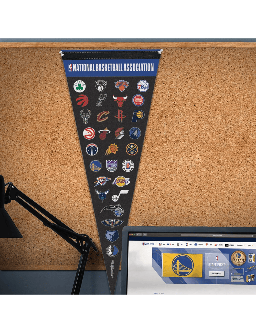 Wincraft Accessories NBA Mixed Teams Wincraft NBA 12 x 30" Premium Felt Pennant