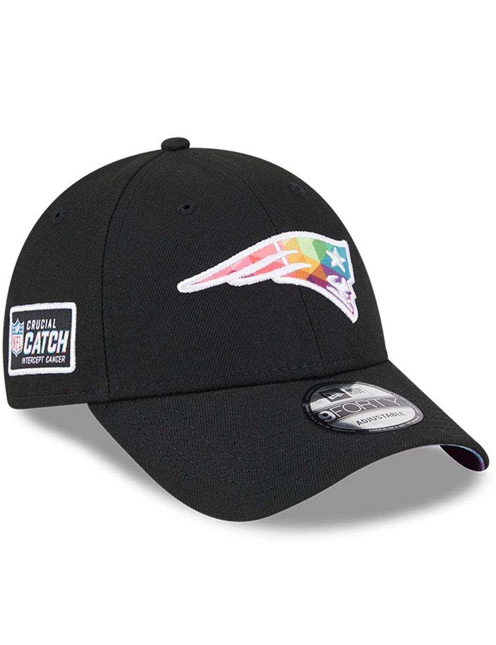 New Era Caps New England Patriots New Era NFL 23 Crucial Catch 9FORTY Snapback Hat - Black