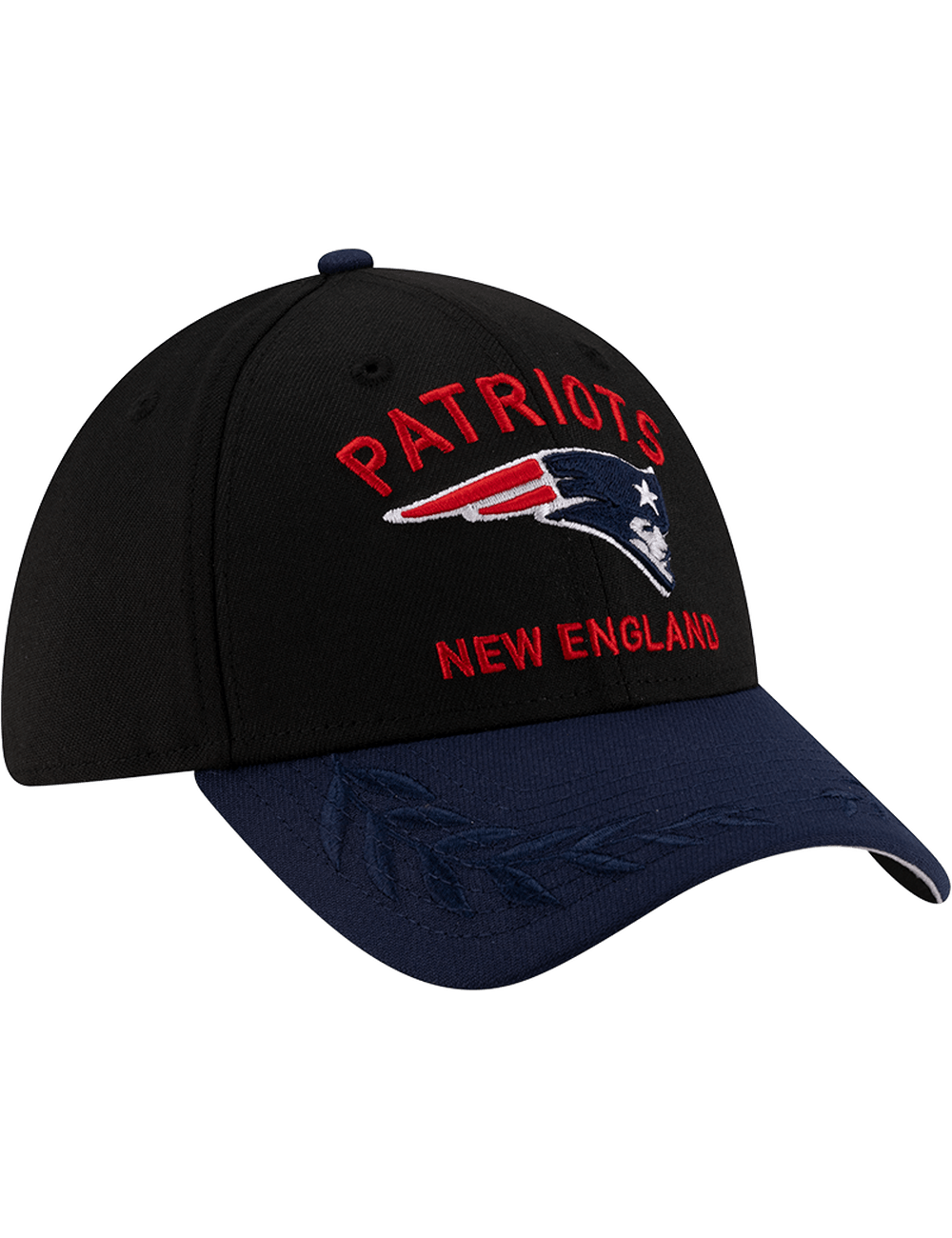 New Era Caps New England Patriots New Era NFL 25 Draft 39THIRTY Stretch-Fit Hat - Black