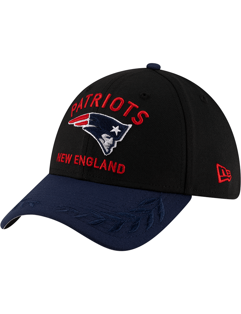 New Era Caps New England Patriots New Era NFL 25 Draft 39THIRTY Stretch-Fit Hat - Black