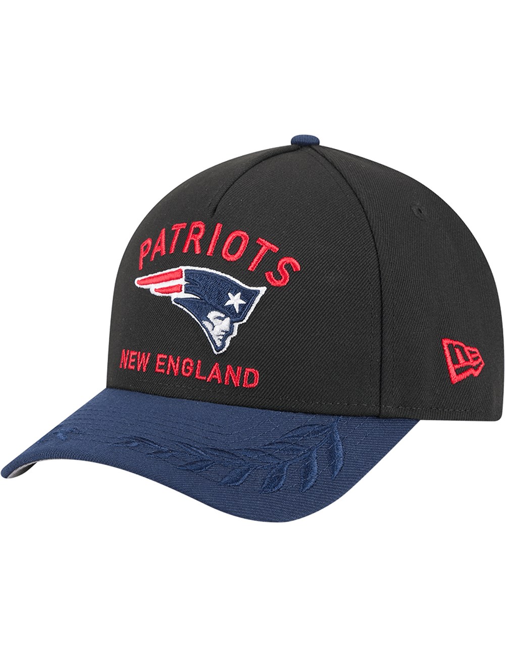 New Era Caps New England Patriots New Era NFL 25 Draft 9FORTY M-Crown Snapback Hat - Black