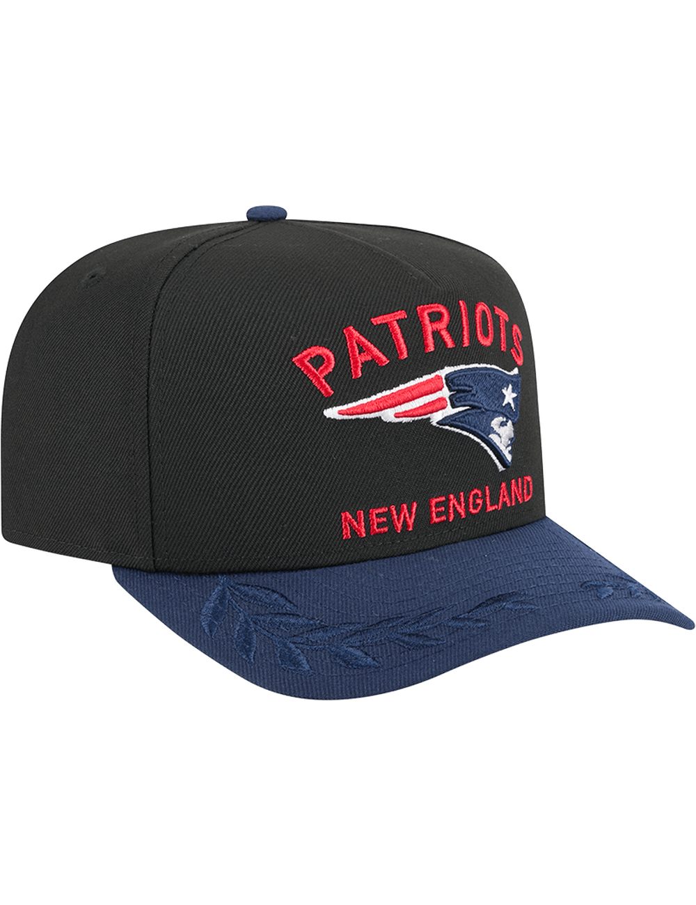 New Era Caps New England Patriots New Era NFL 25 Draft Pre-Curved 9FIFTY A-Frame Snapback Hat - Black