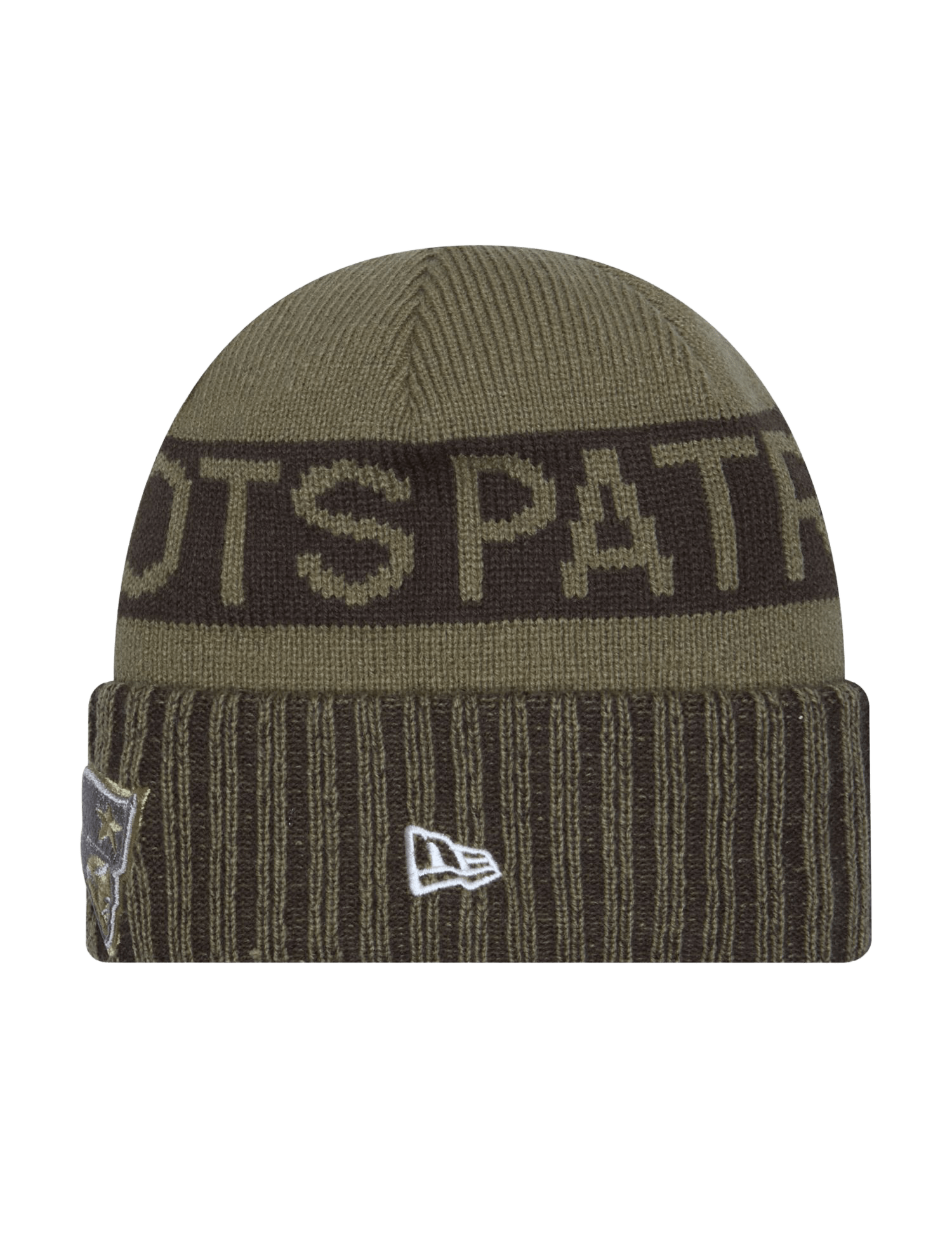 New Era Beanies New England Patriots New Era NFL 25 Salute To Service Knit Beanie