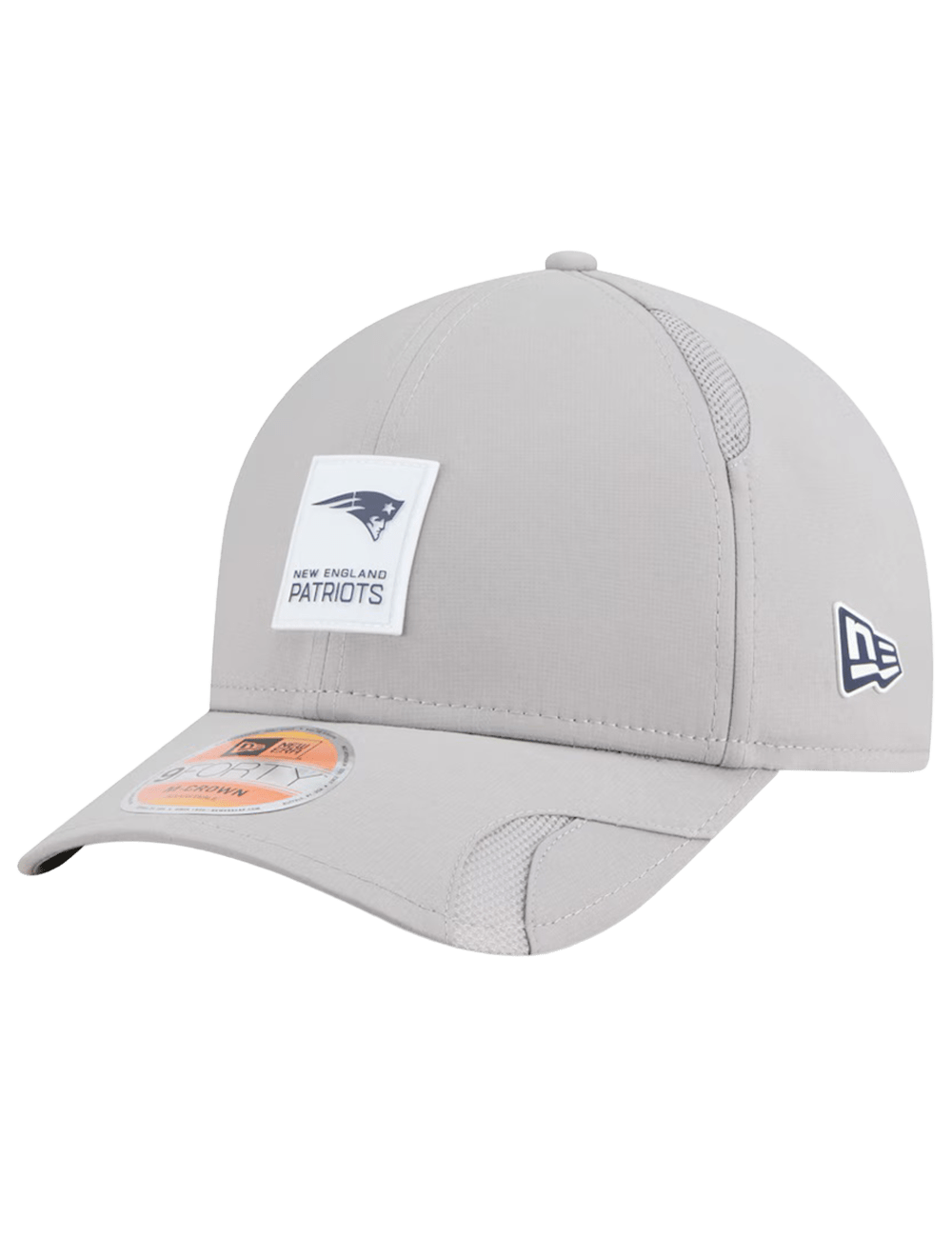 New Era Caps New England Patriots New Era NFL 25 Sideline 9FORTY M-Crown Snapback Hat - Grey