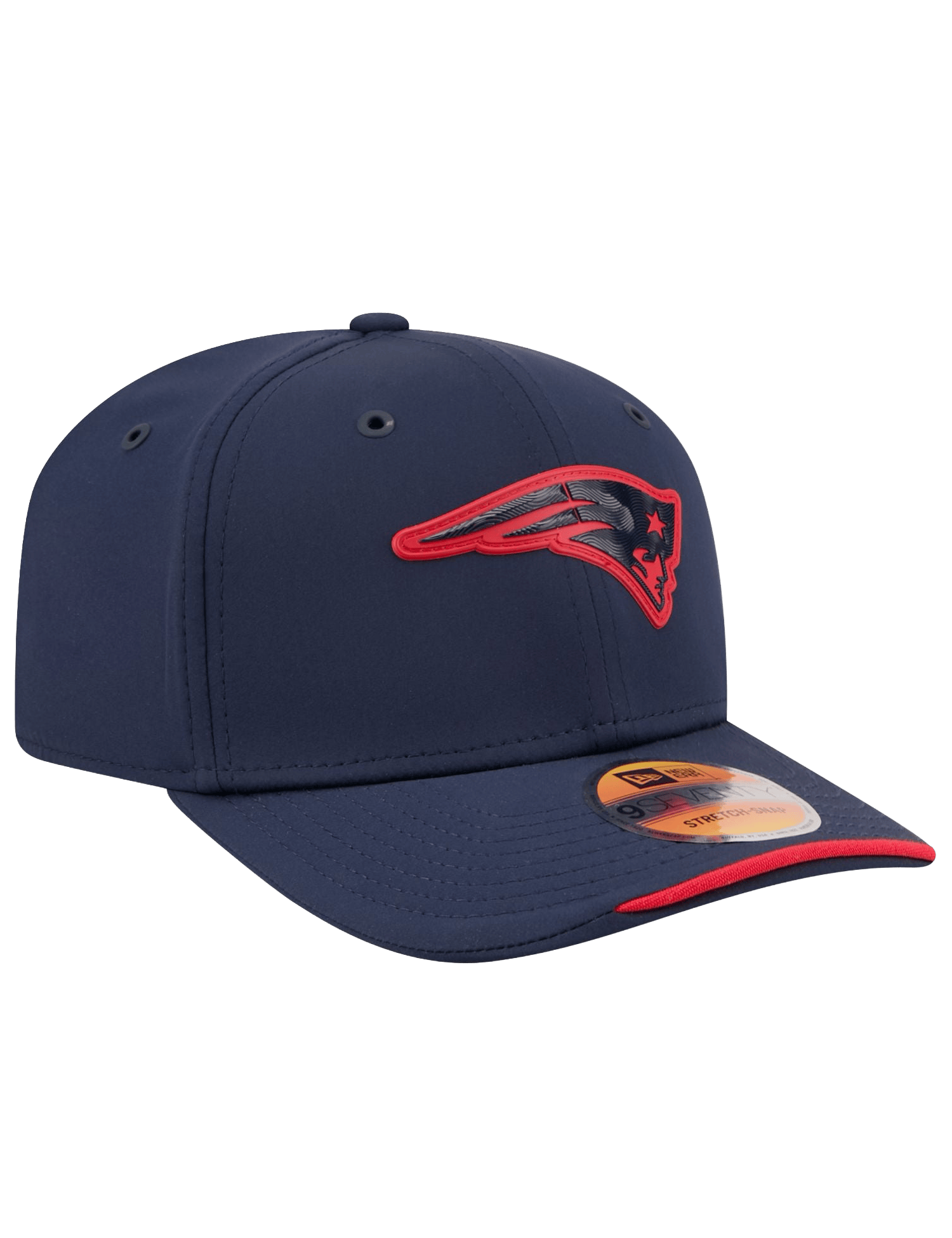 New Era Caps OSFM New England Patriots New Era NFL 26 Sideline 9SEVENTY Stretch-Snapback Hat - Navy