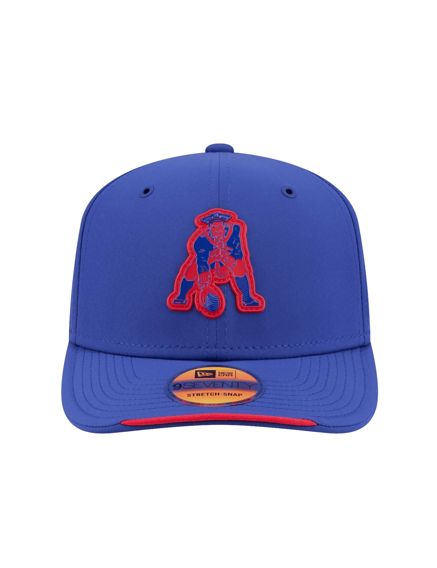New Era Caps OSFM New England Patriots New Era NFL 26 Sideline Historic 9SEVENTY Stretch-Snapback Hat - Blue