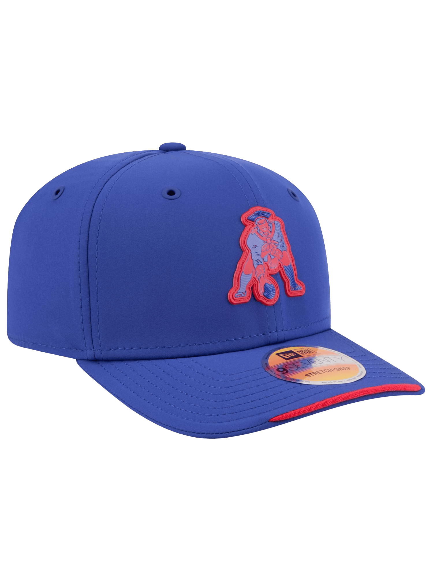 New Era Caps OSFM New England Patriots New Era NFL 26 Sideline Historic 9SEVENTY Stretch-Snapback Hat - Blue