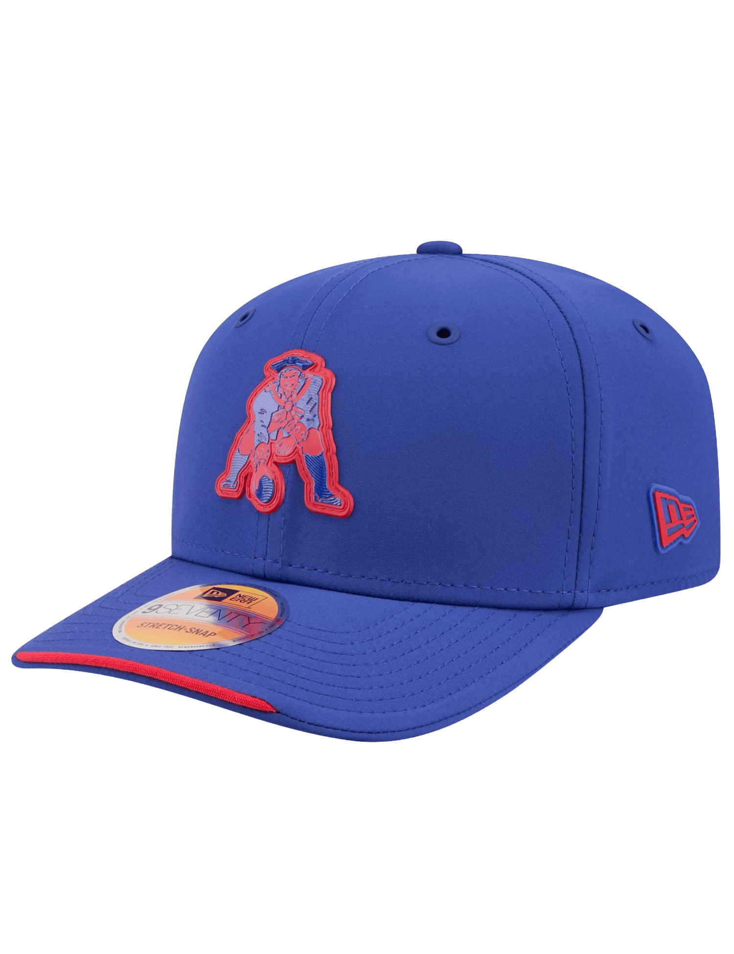 New Era Caps OSFM New England Patriots New Era NFL 26 Sideline Historic 9SEVENTY Stretch-Snapback Hat - Blue