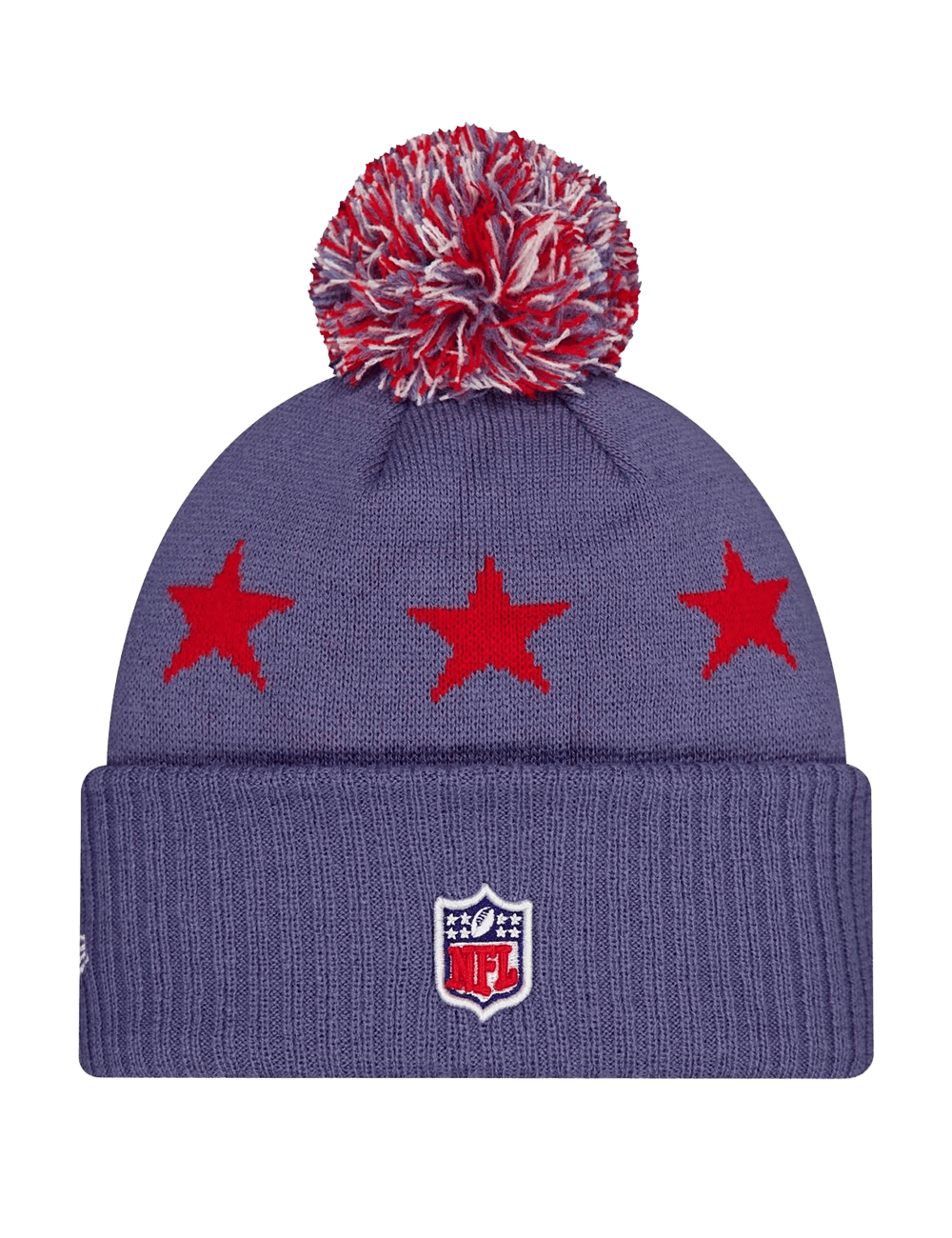 New Era Beanies New England Patriots New Era NFL Rivalries Pom Knit Beanie