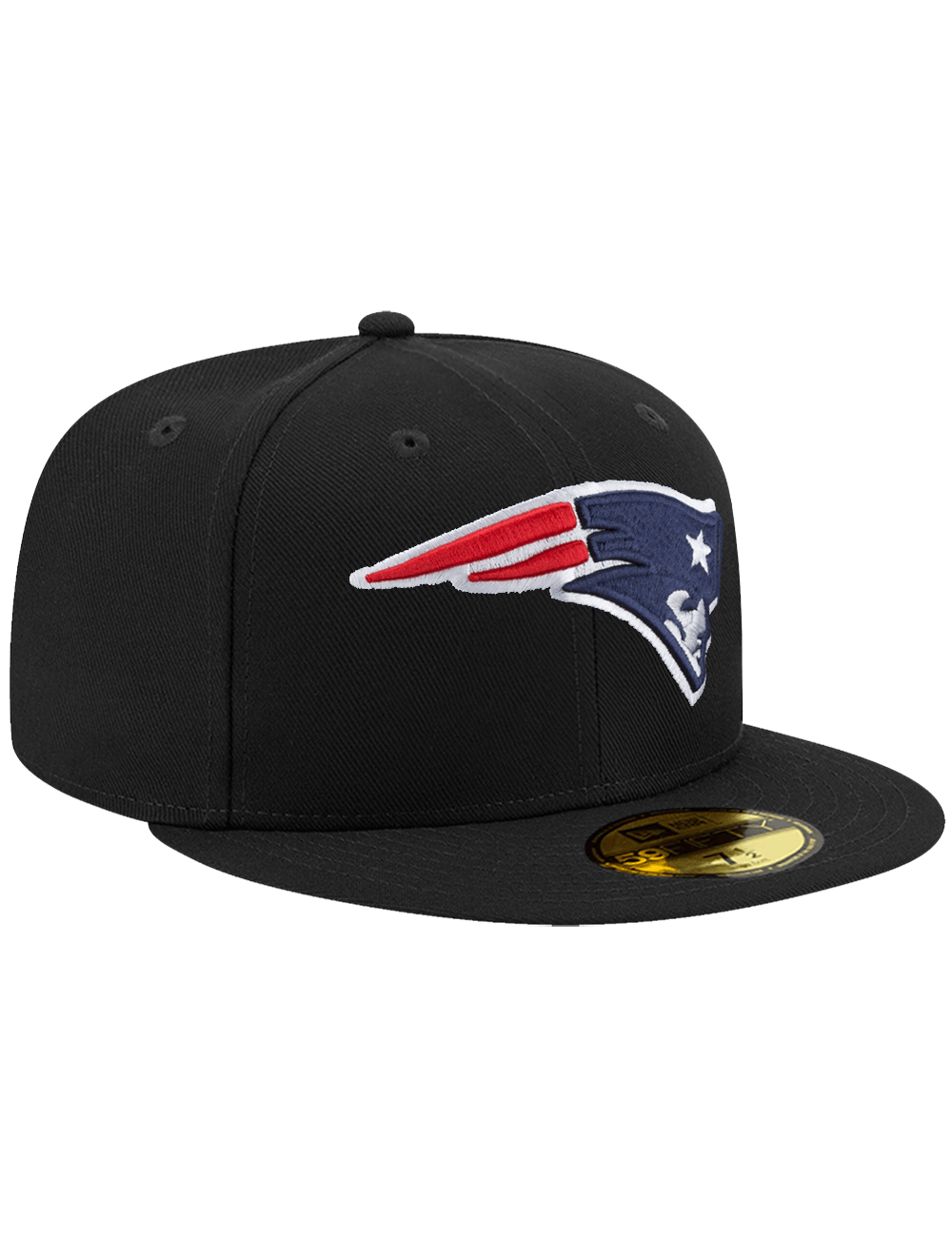 New Era Caps New England Patriots New Era NFL Team 59FIFTY Fitted Hat - Black