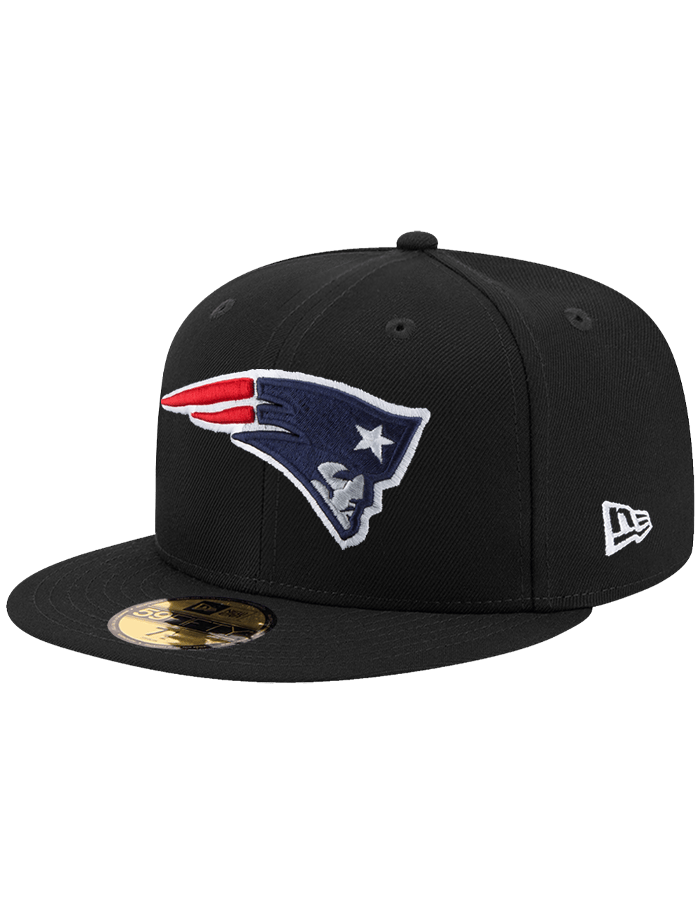 New Era Caps New England Patriots New Era NFL Team 59FIFTY Fitted Hat - Black