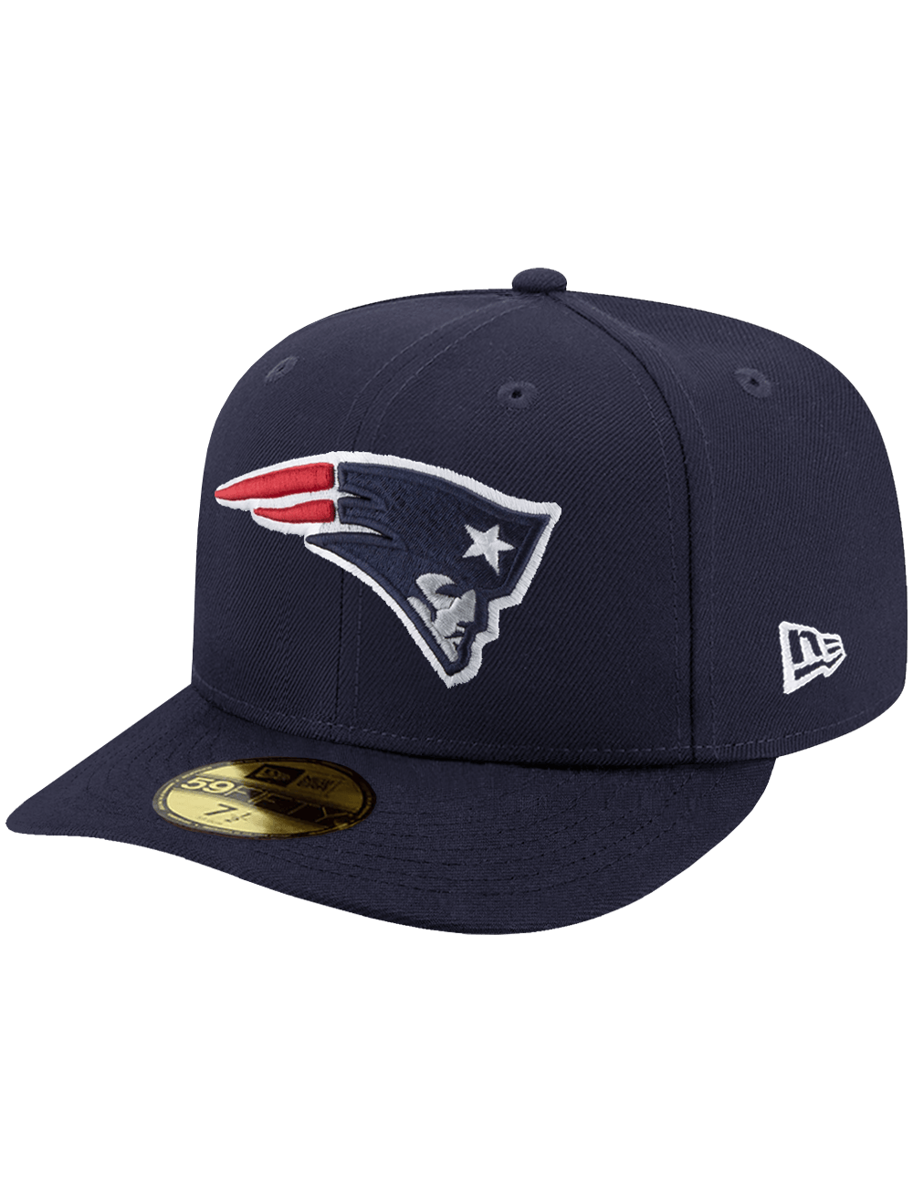 New Era Caps New England Patriots New Era NFL Team Pre-Curved 59FIFTY Fitted Hat - Navy