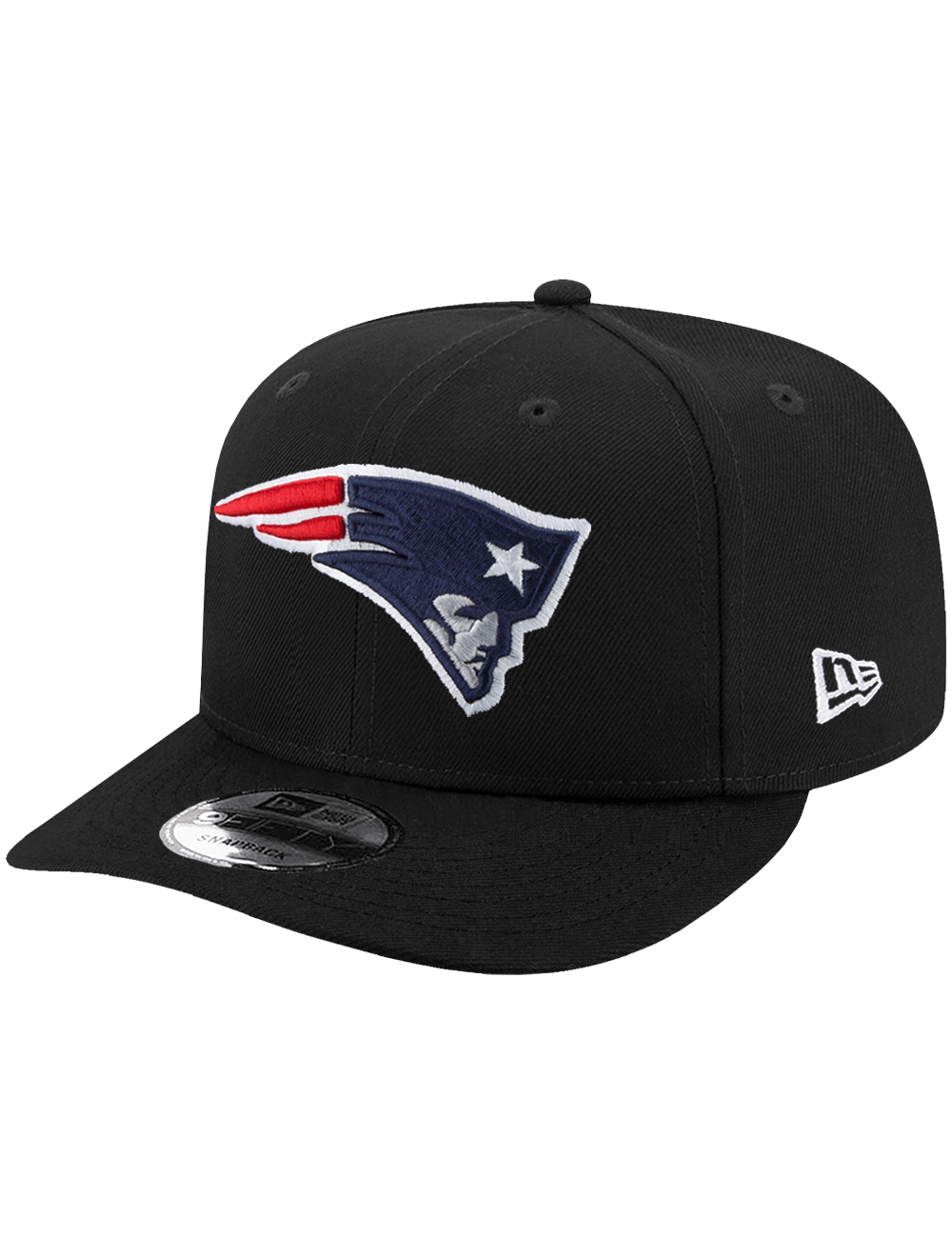 New Era Caps OSFA New England Patriots New Era NFL Team Pre-Curved 9FIFTY Snapback Hat - Black