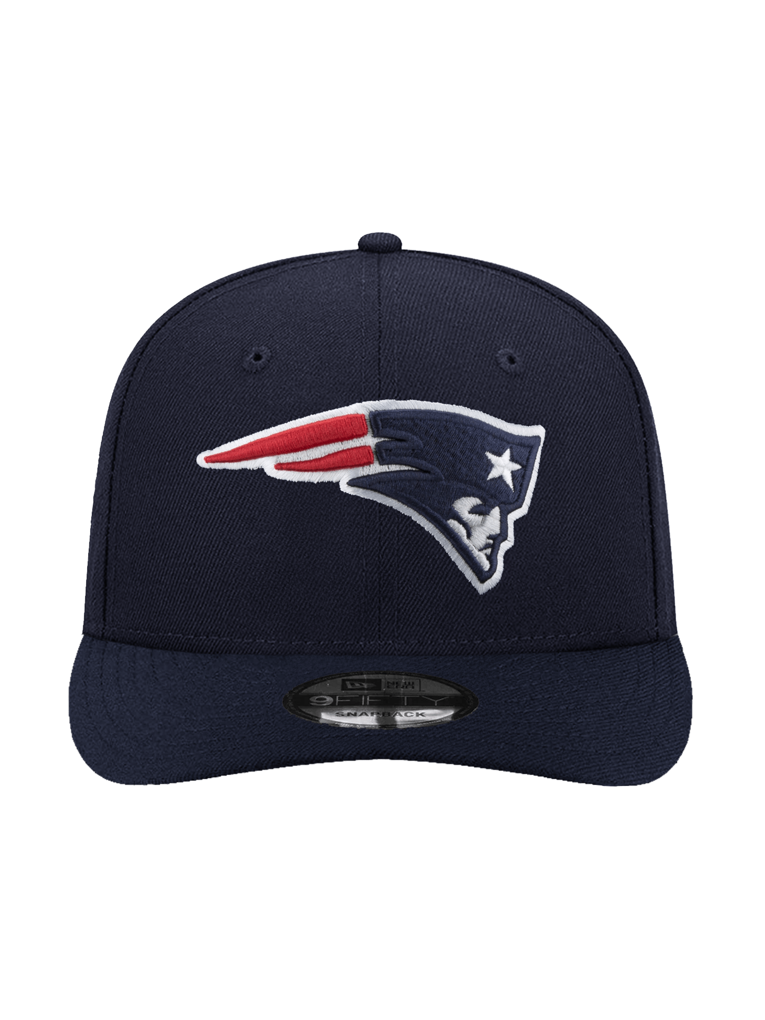 New Era Caps New England Patriots New Era NFL Team Pre-Curved 9FIFTY Snapback Hat - Navy