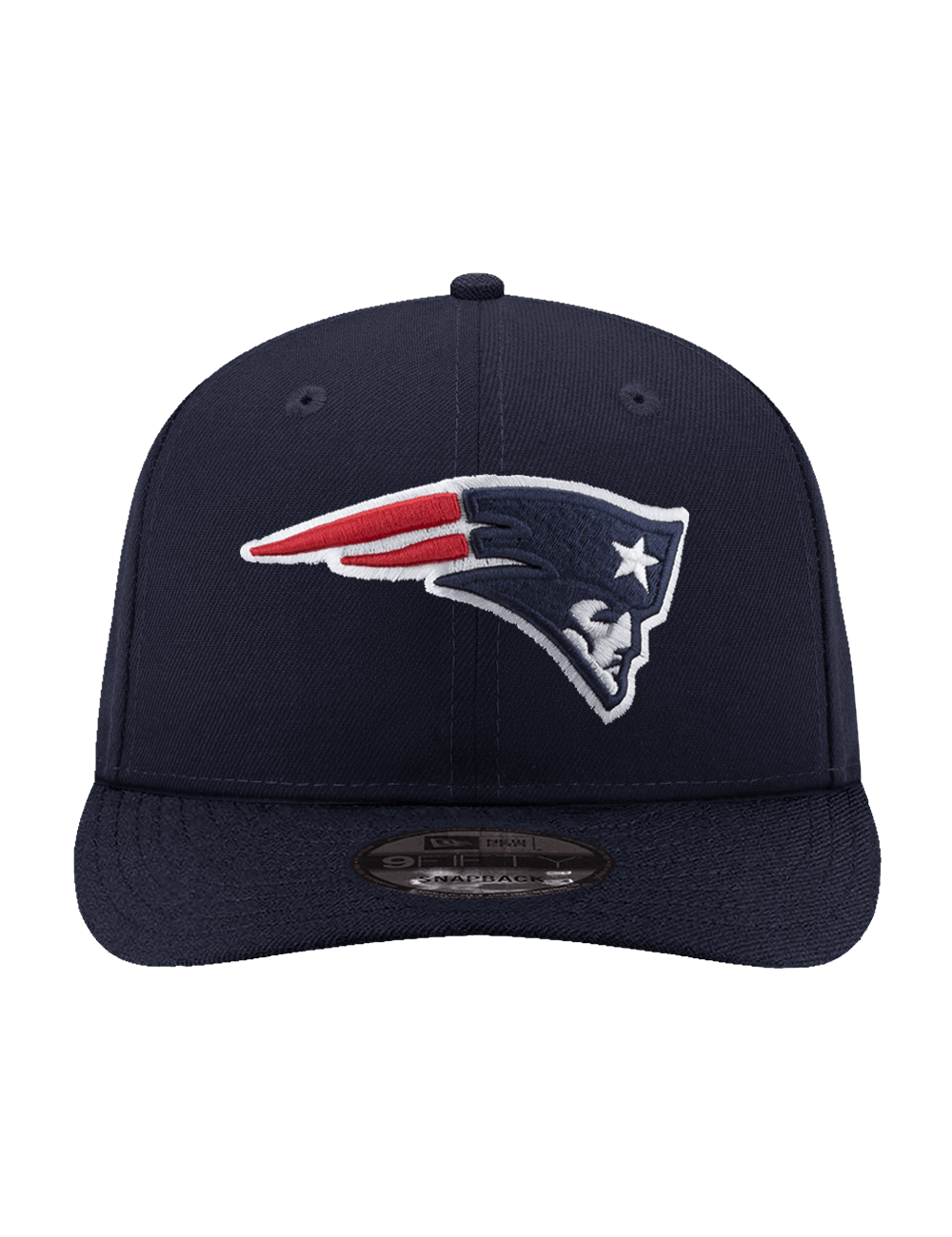 New Era Caps New England Patriots New Era NFL Team Pre-Curved 9FIFTY Snapback Hat - Navy