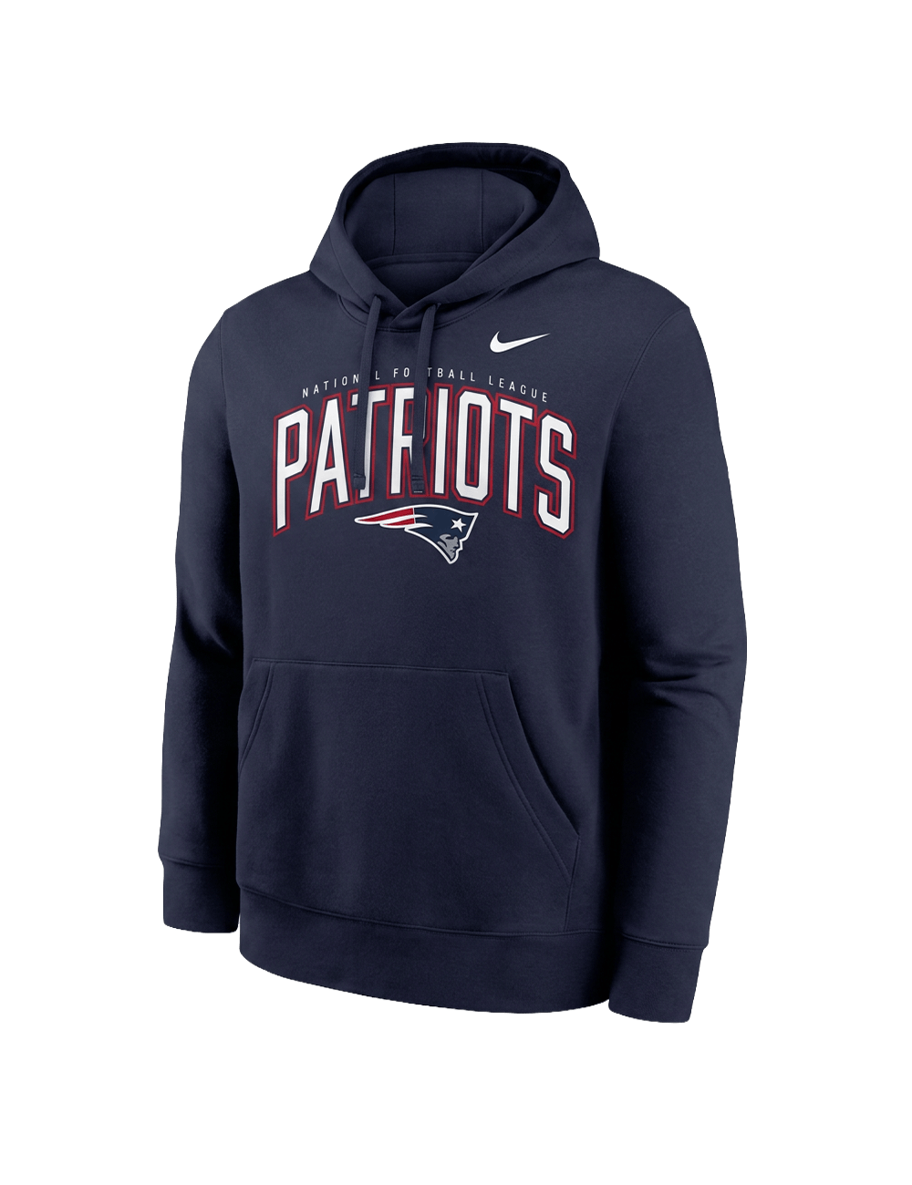 Nike Jumpers New England Patriots Nike NFL Expect Victory Hoodie Jumper - Navy