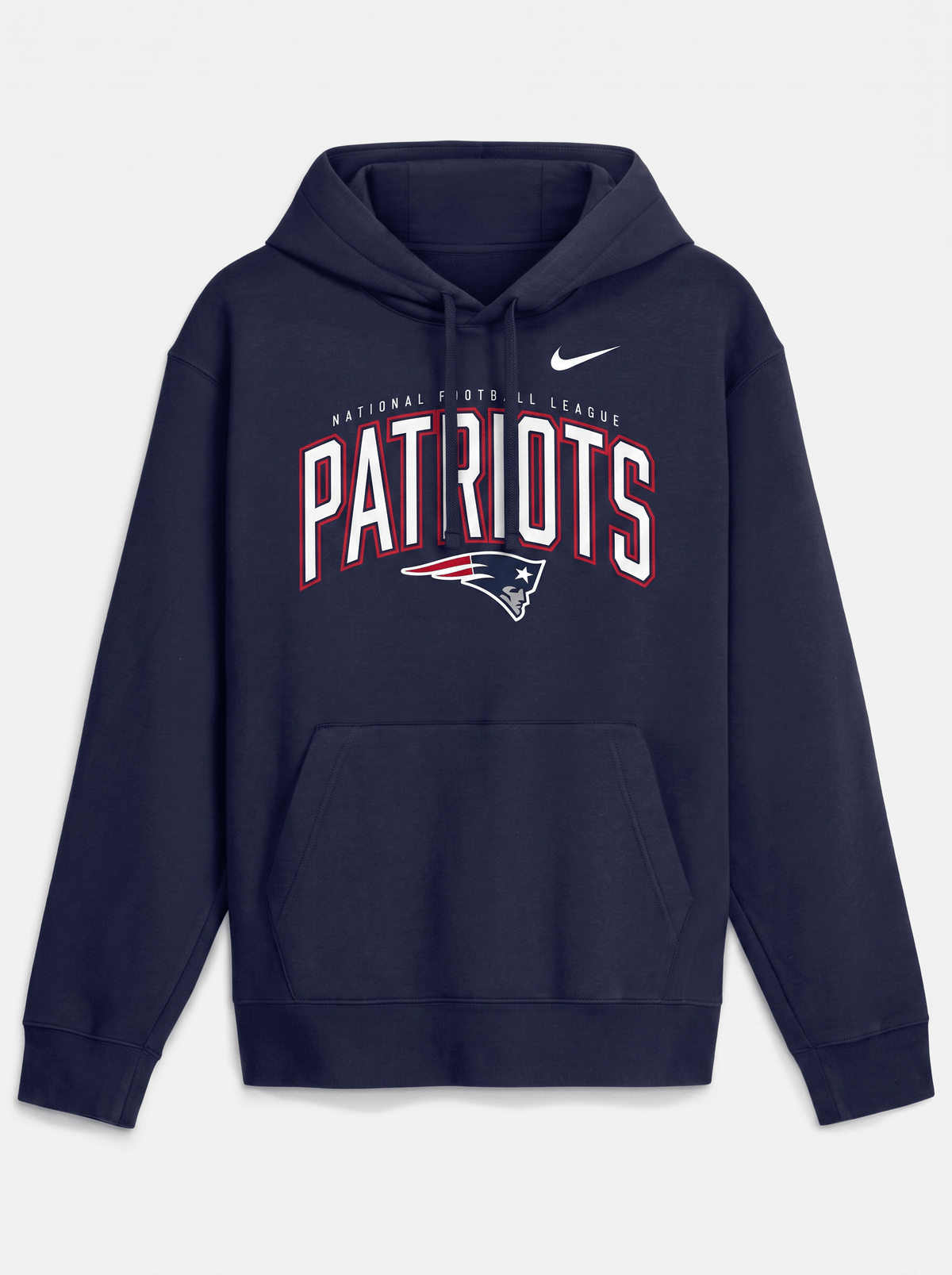 Nike Jumpers New England Patriots Nike NFL Expect Victory Hoodie Jumper - Navy