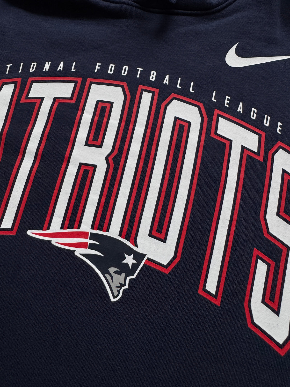 Nike Jumpers New England Patriots Nike NFL Expect Victory Hoodie Jumper - Navy