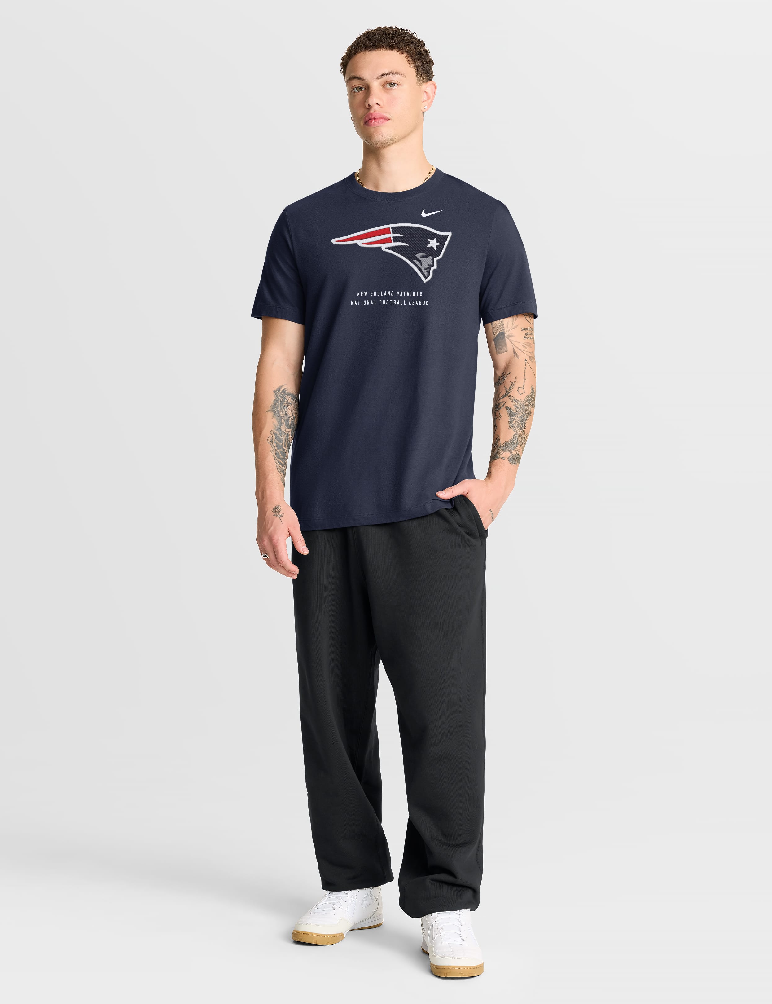 Nike T-Shirts New England Patriots Nike NFL Property Of Cotton T-Shirt - Navy