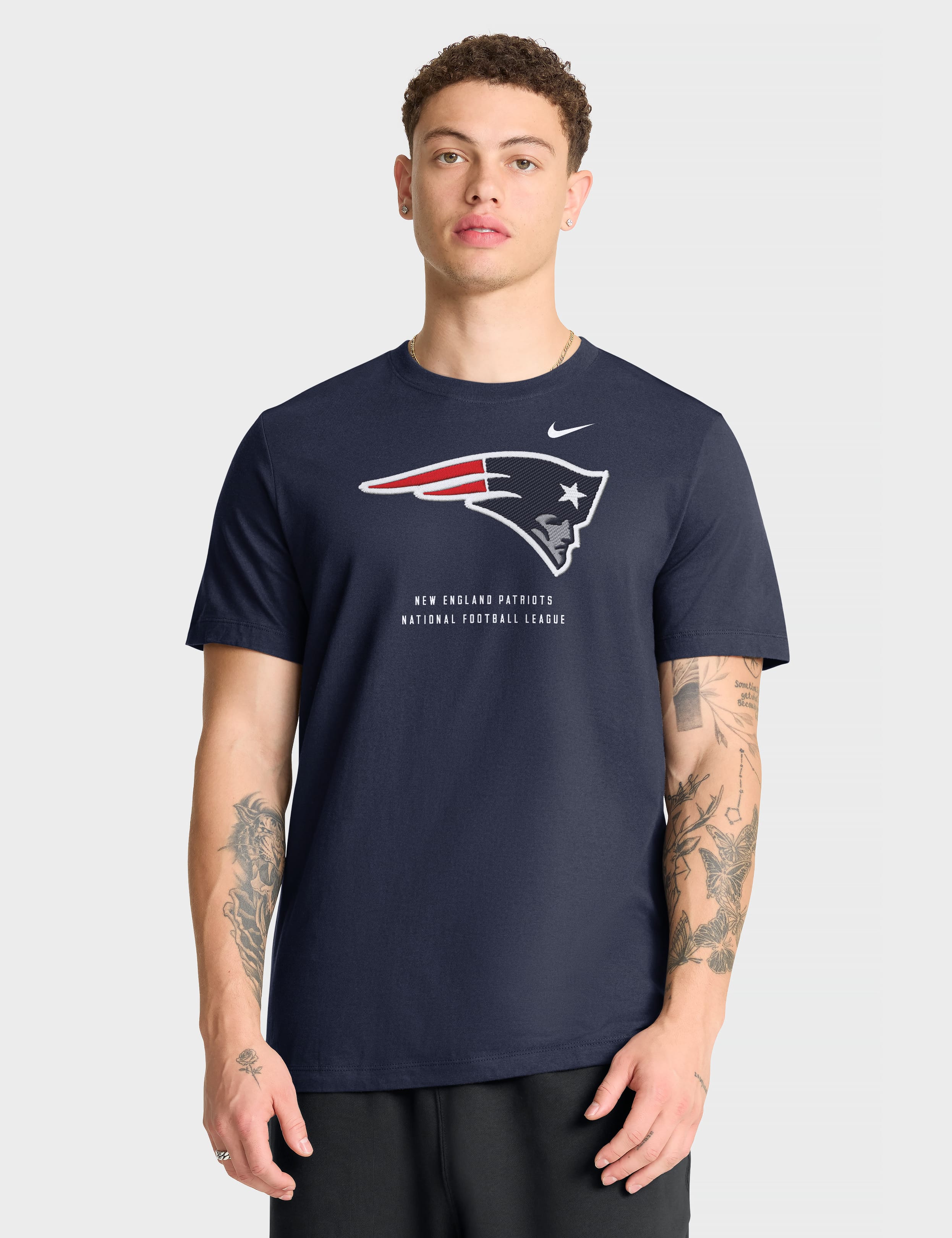 Nike T-Shirts New England Patriots Nike NFL Property Of Cotton T-Shirt - Navy
