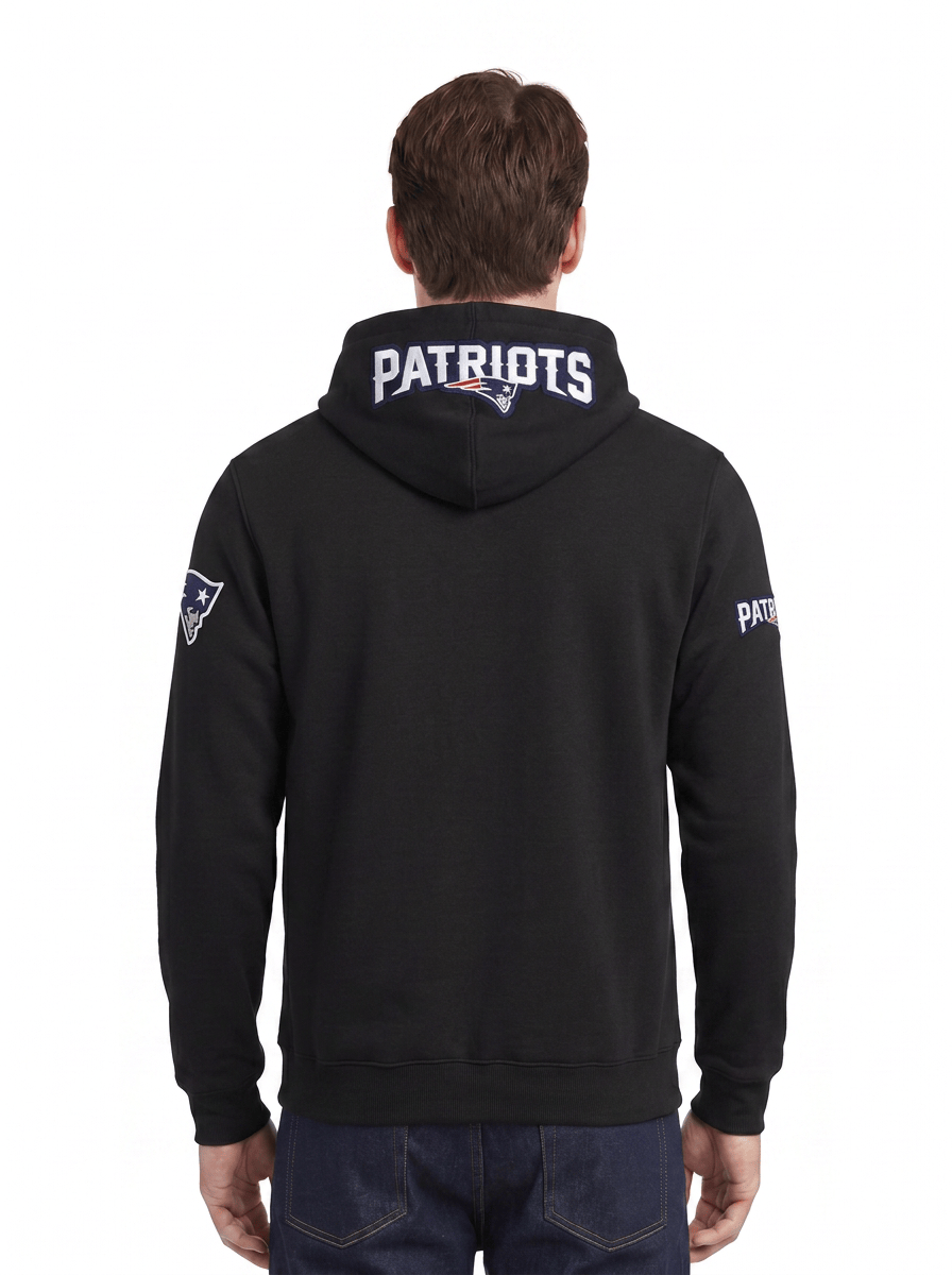 Pro Standard Jumpers New England Patriots Pro Standard NFL Team Chenille Flex Hoodie Jumper - Black
