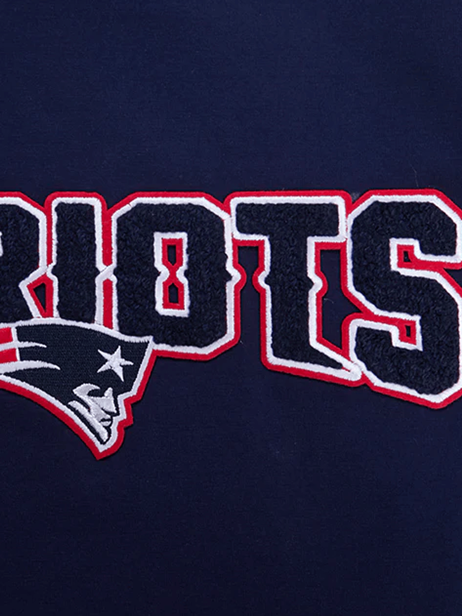 Pro Standard T-Shirts New England Patriots Pro Standard NFL Team Chenille Flex T-Shirt - Navy