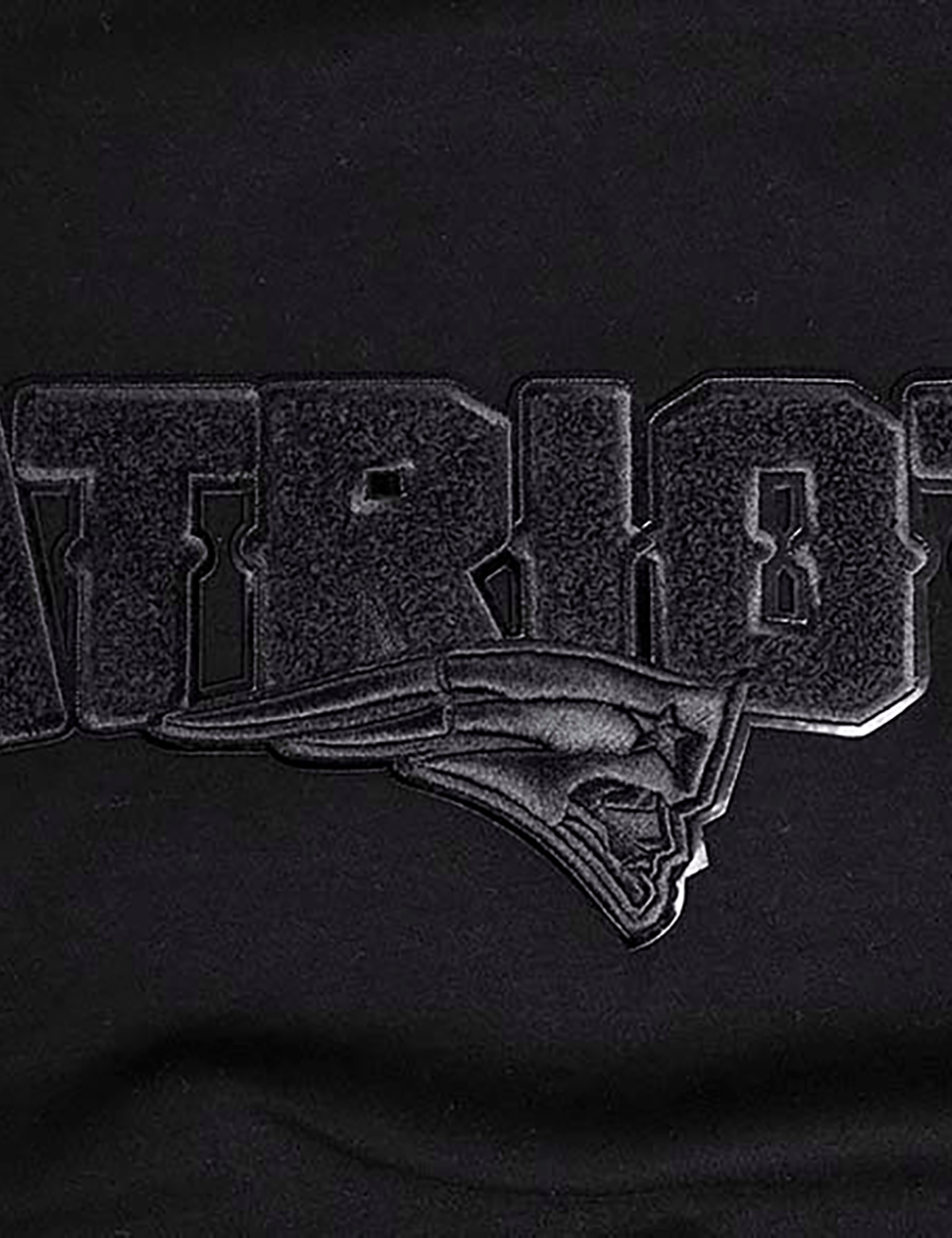 Pro Standard T-Shirts New England Patriots Pro Standard NFL Triple Black Flex T-Shirt - Black