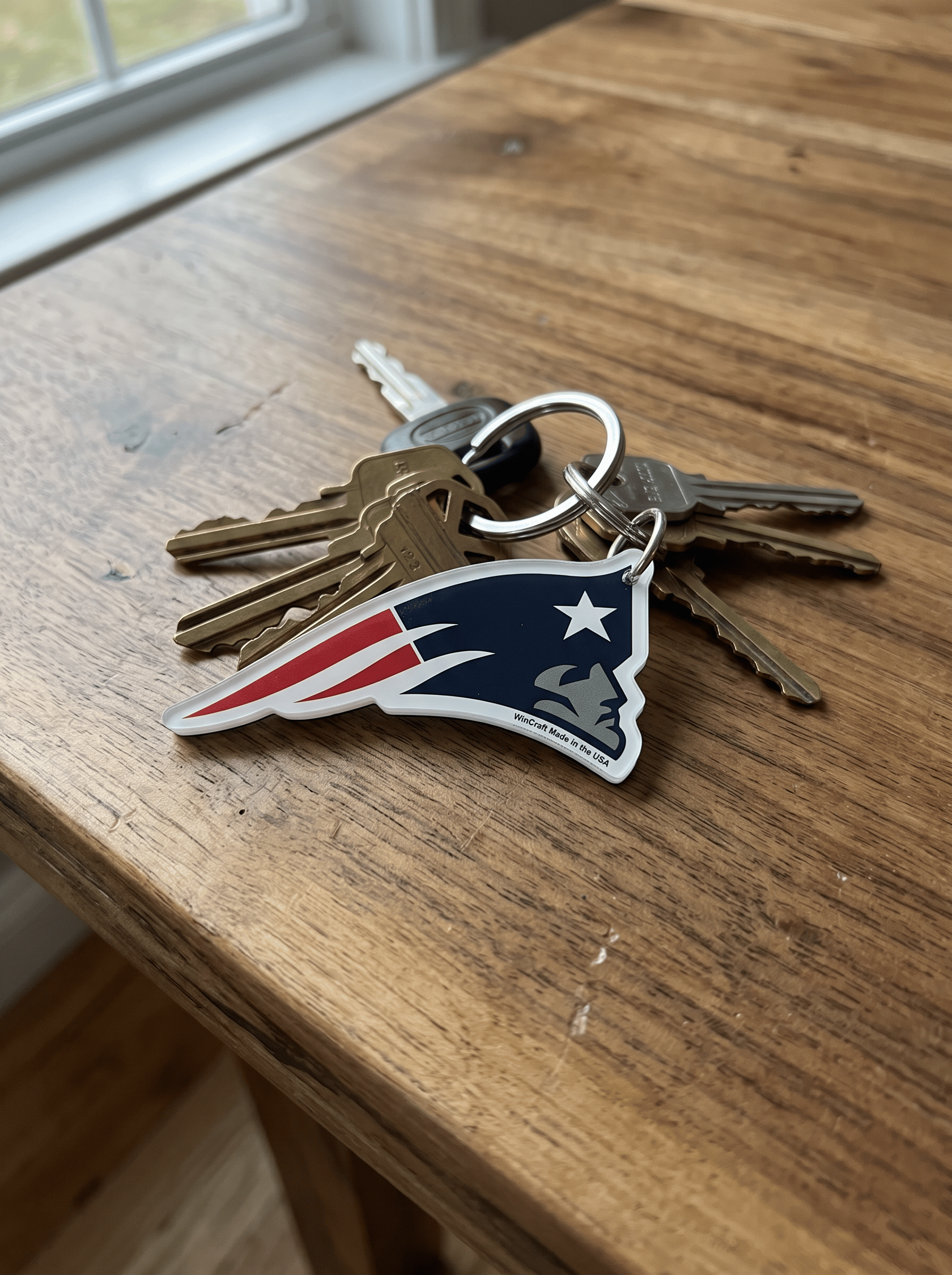 Wincraft Accessories New England Patriots Wincraft NFL Premium Acrylic Team Key Ring