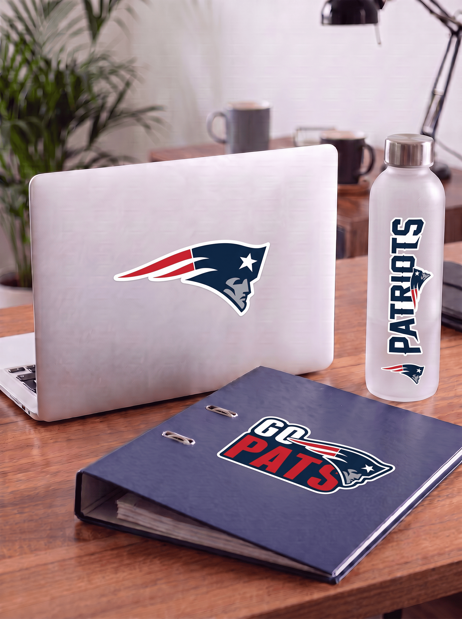 Wincraft Accessories New England Patriots Wincraft NFL Team 3 Piece 5” x 7” Decal Set