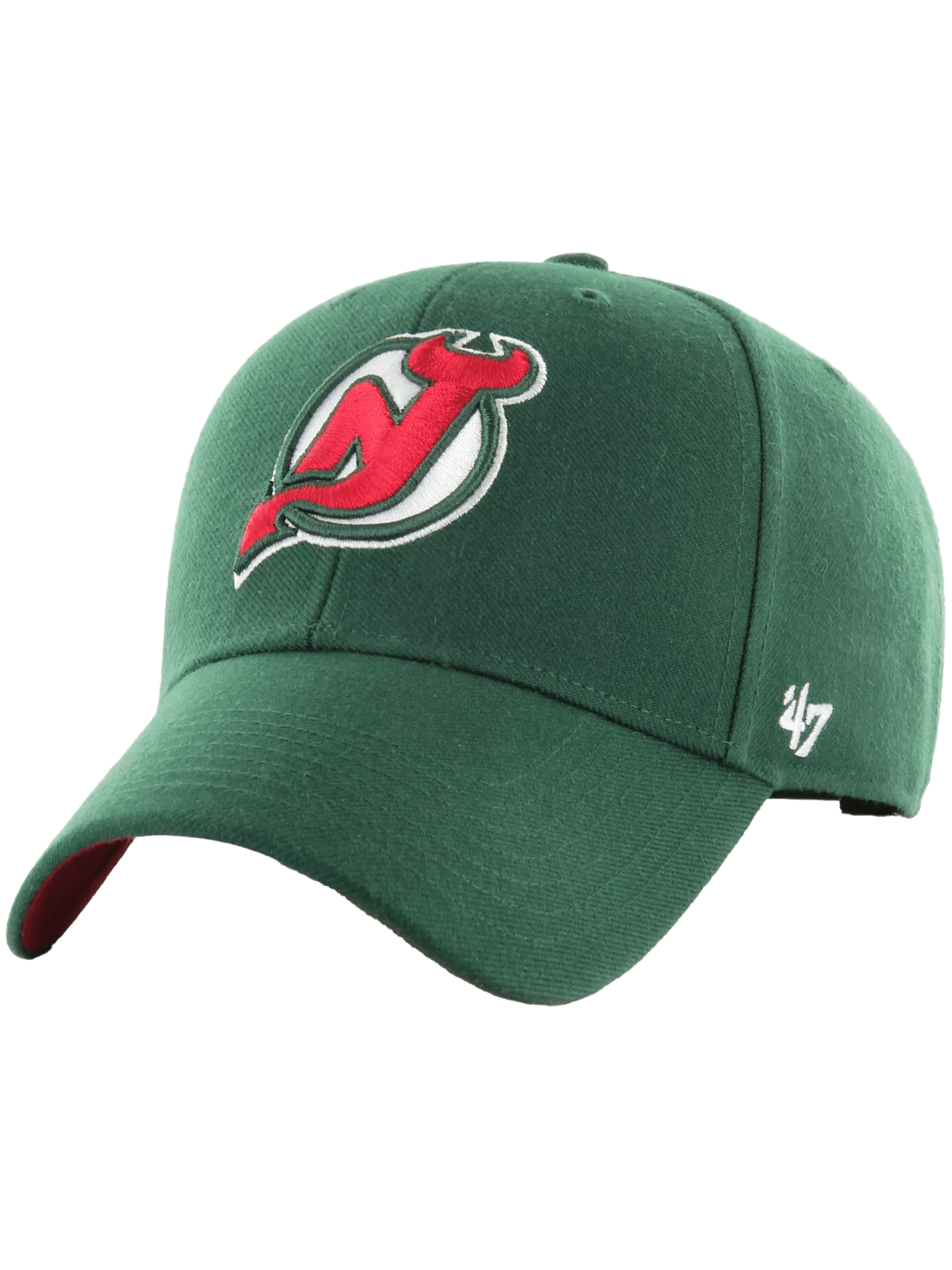 47 Brand Caps New Jersey Devils '47 NHL Patch Sure Shot '47 MVP Snapback Hat - Green