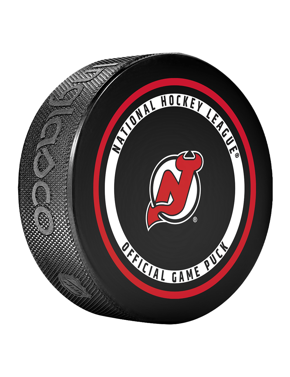 Inglasco Pucks New Jersey Devils Inglasco NHL 26-27 Official Game Puck In Cube