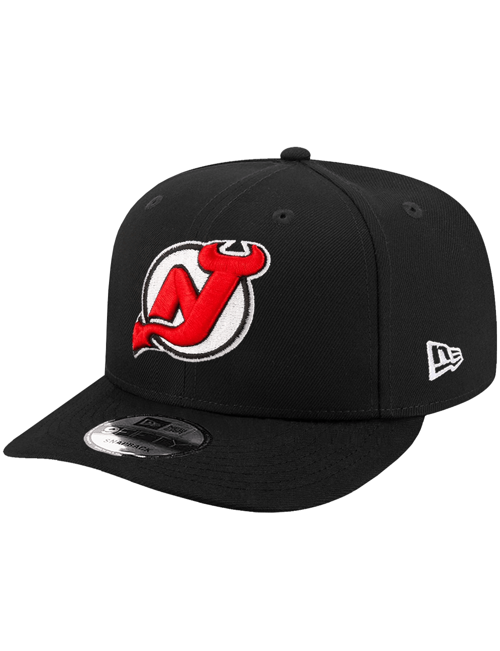 New Era Caps OSFA New Jersey Devils New Era NHL Team 9FIFTY Pre-Curved Snapback Hat - Black