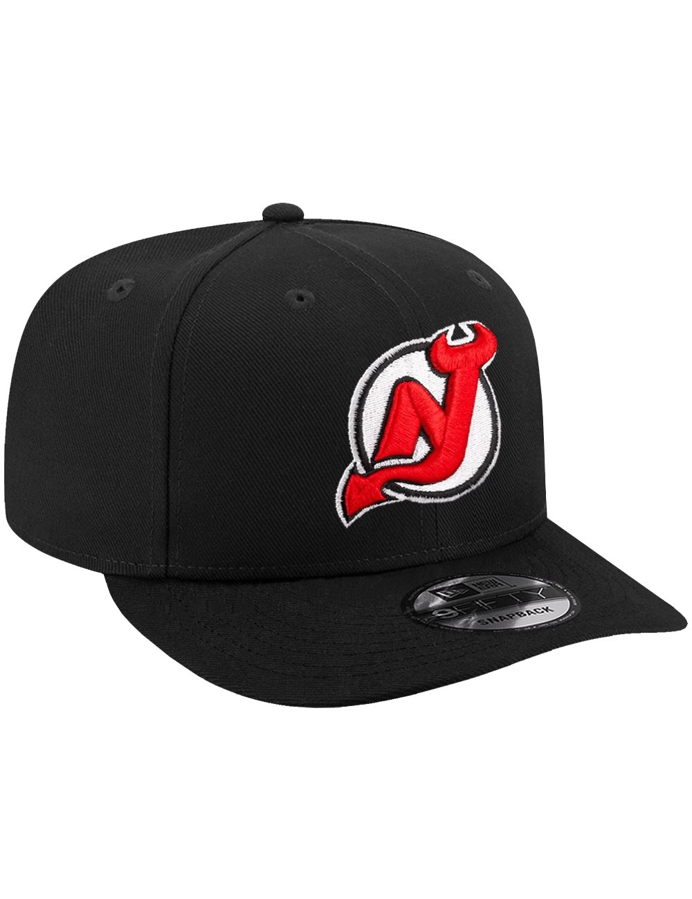 New Era Caps OSFA New Jersey Devils New Era NHL Team 9FIFTY Pre-Curved Snapback Hat - Black