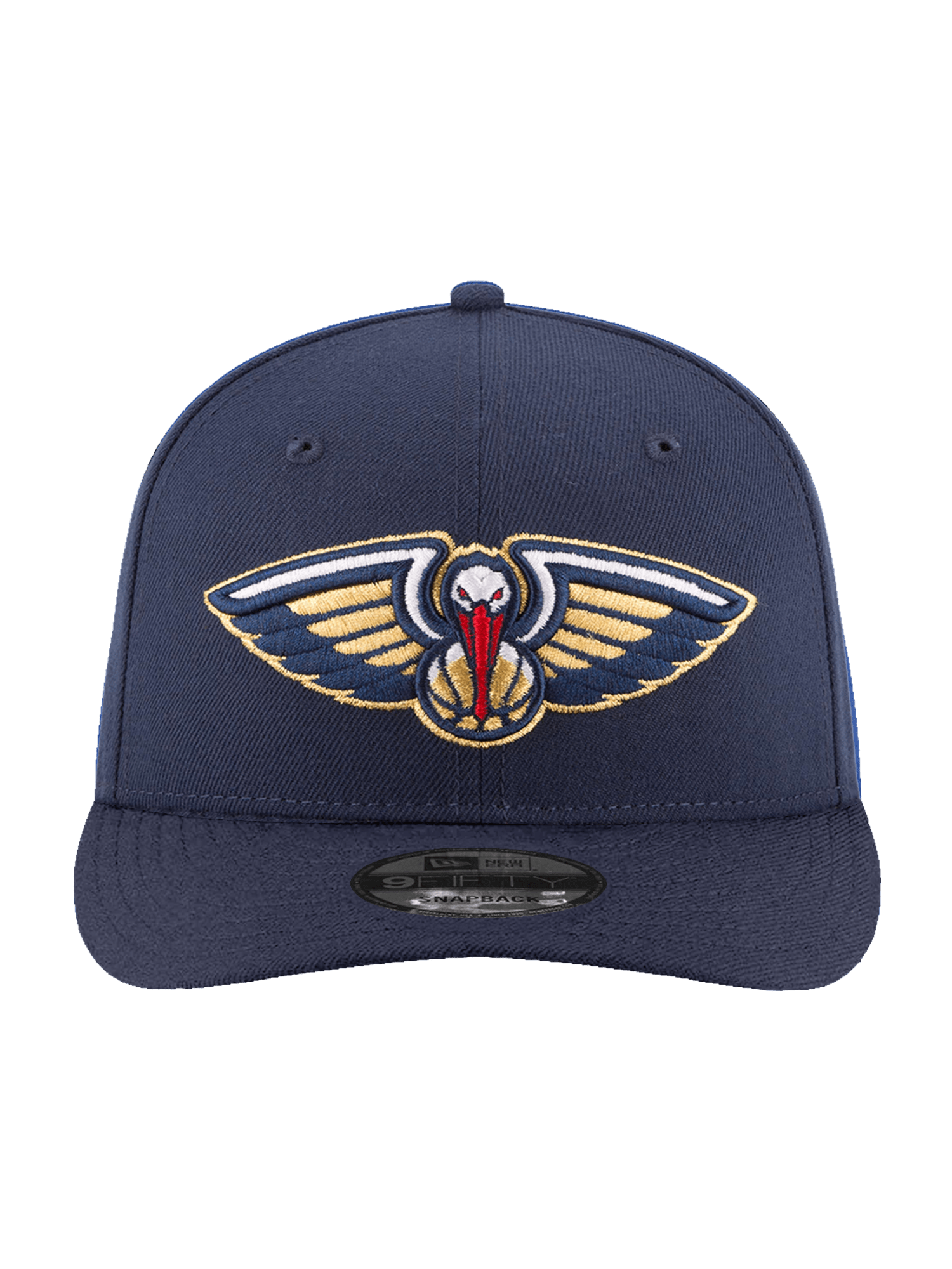 New Era Caps New Orleans Pelicans New Era NBA Team 9FIFTY Pre-Curved Snapback Hat - Navy