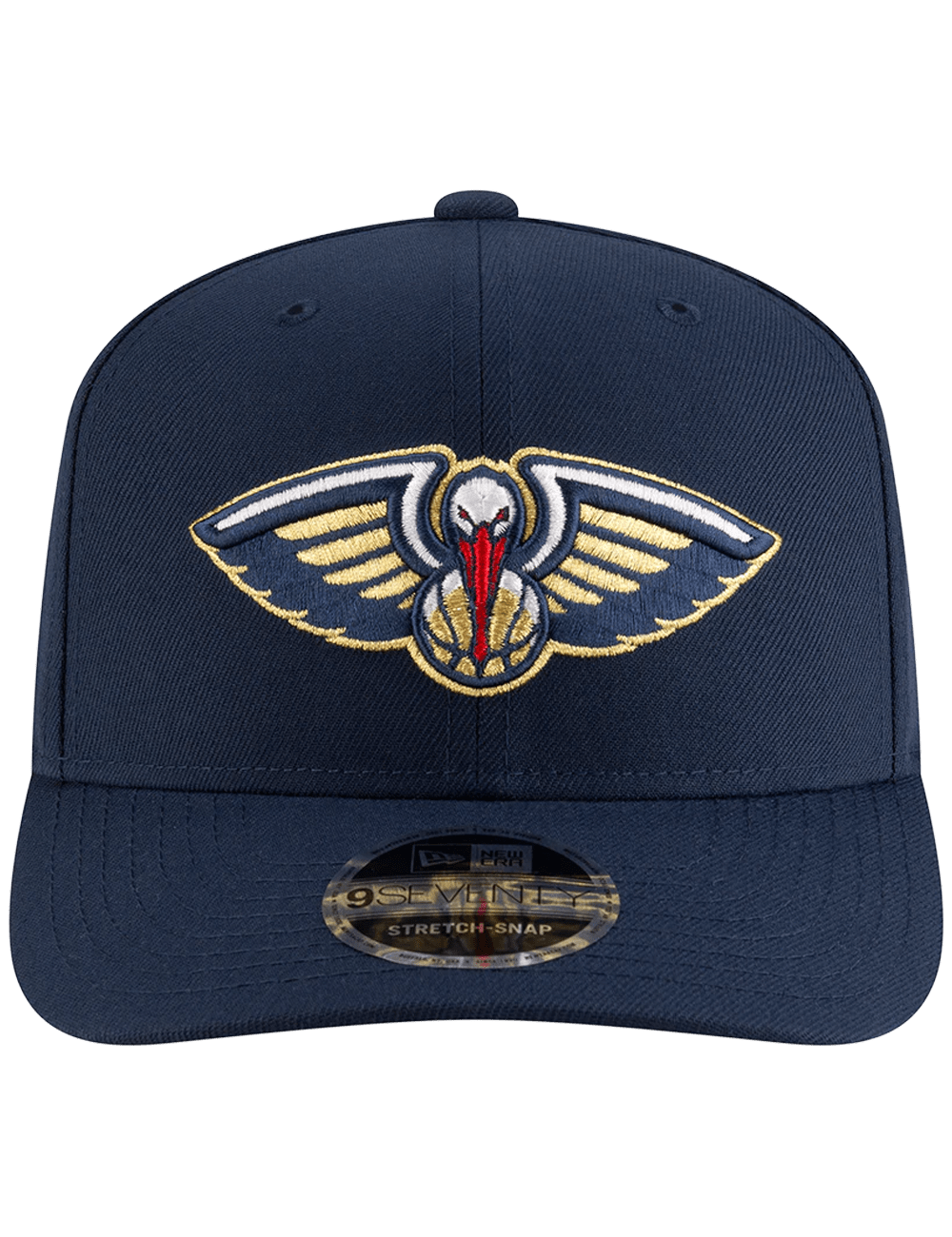 New Era Caps New Orleans Pelicans New Era NBA Team 9SEVENTY Stretch-Snapback Hat - Navy