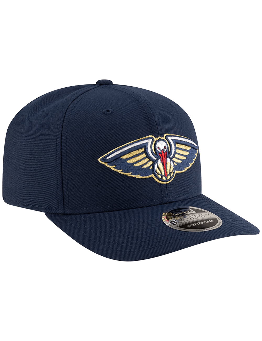 New Era Caps New Orleans Pelicans New Era NBA Team 9SEVENTY Stretch-Snapback Hat - Navy
