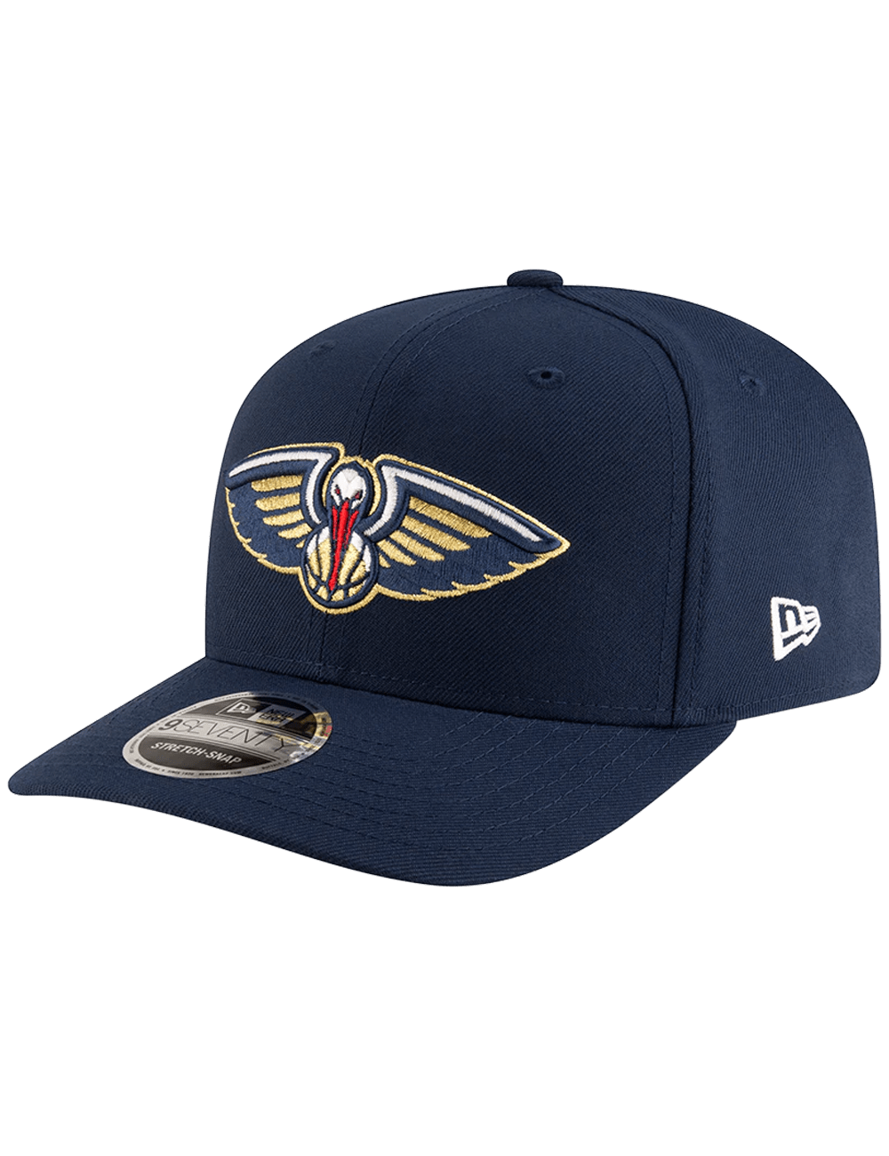 New Era Caps New Orleans Pelicans New Era NBA Team 9SEVENTY Stretch-Snapback Hat - Navy