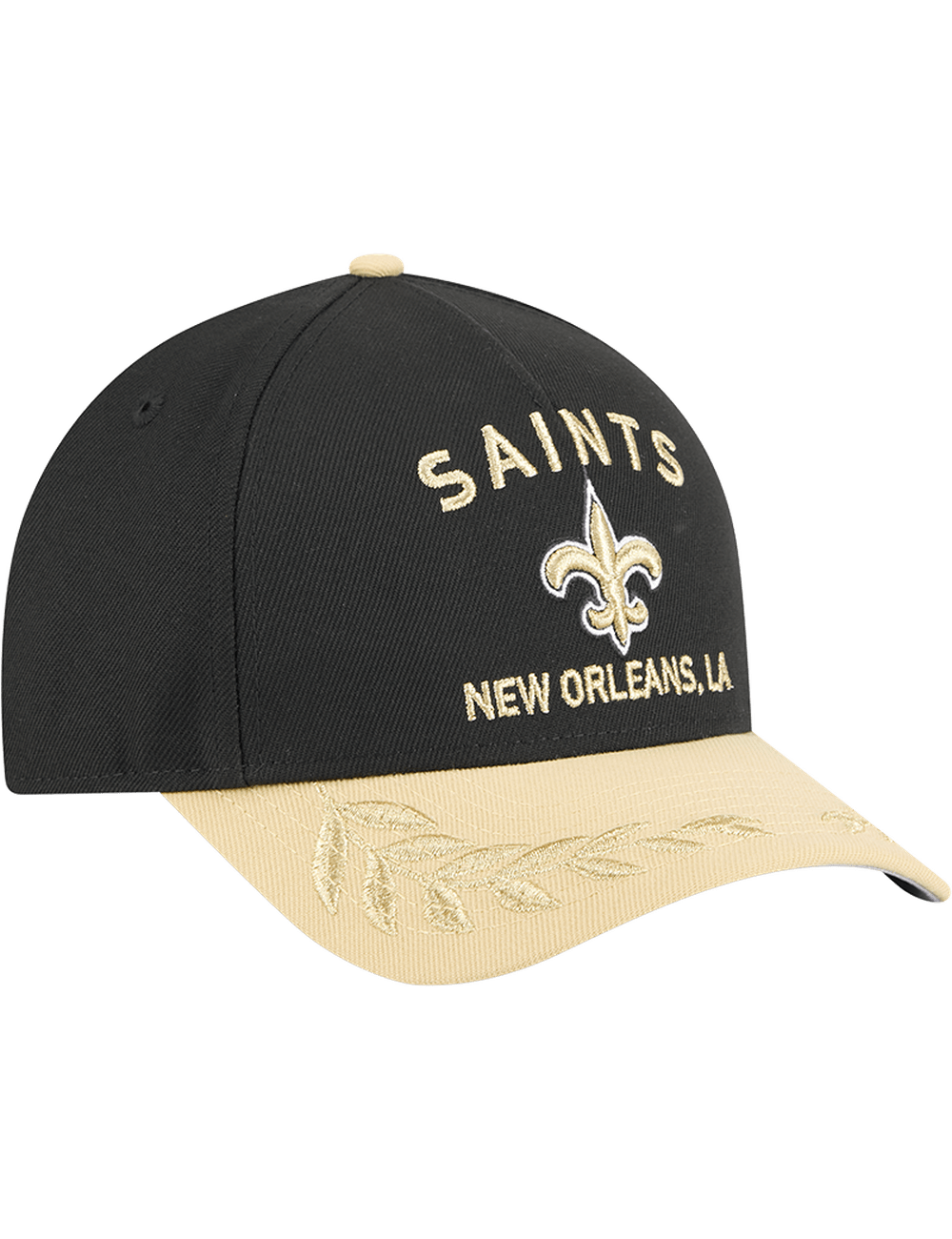 New Era Caps New Orleans Saints New Era NFL 25 Draft 9FORTY M-Crown Snapback Hat - Black