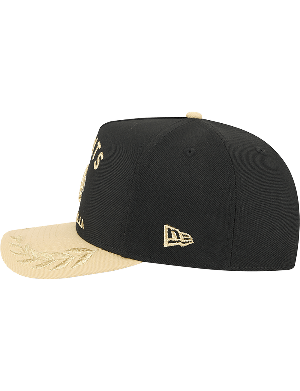 New Era Caps New Orleans Saints New Era NFL 25 Draft Pre-Curved 9FIFTY A-Frame Snapback Hat - Black