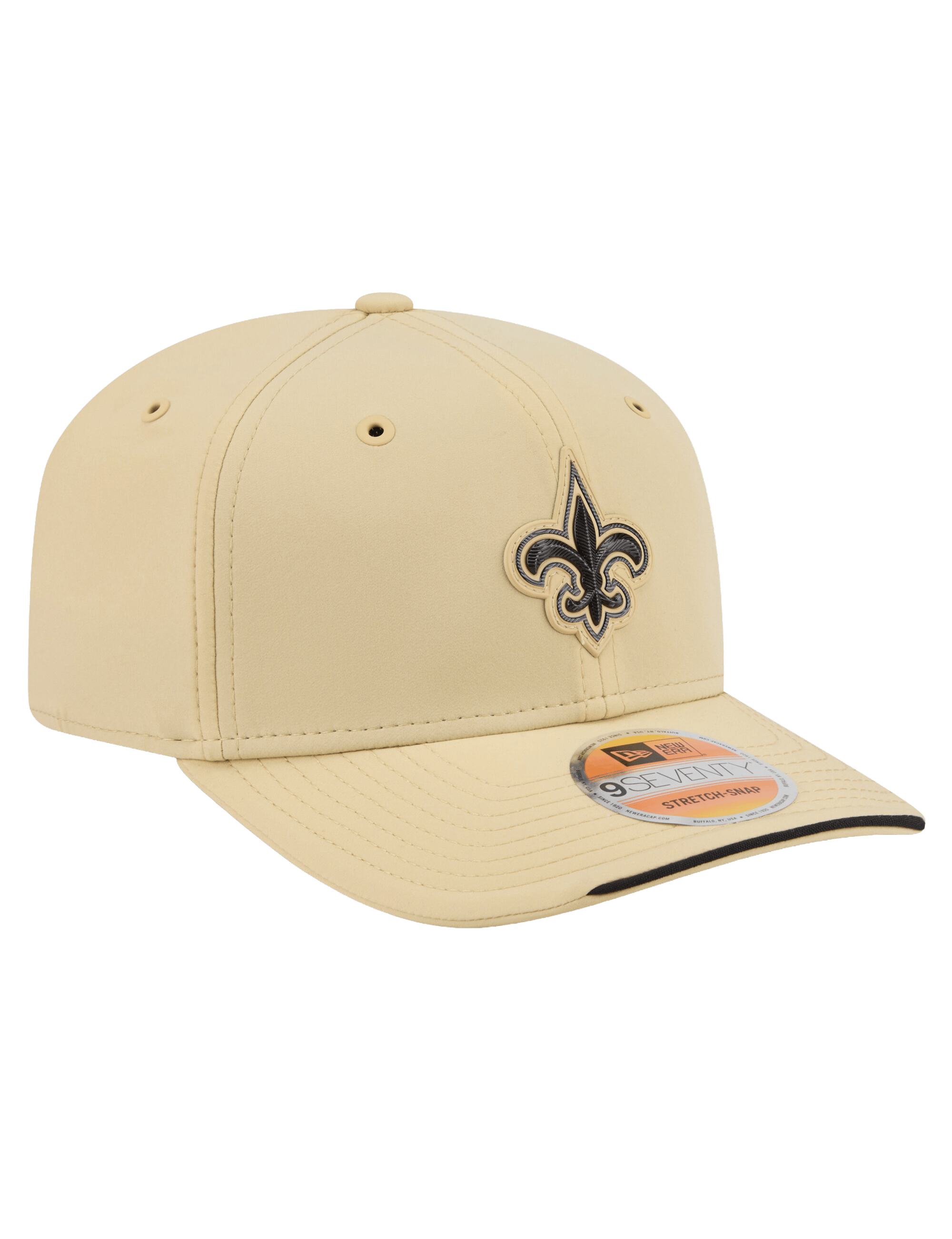 New Era Caps OSFM New Orleans Saints New Era NFL 26 Sideline 9SEVENTY Stretch-Snapback Hat - Gold