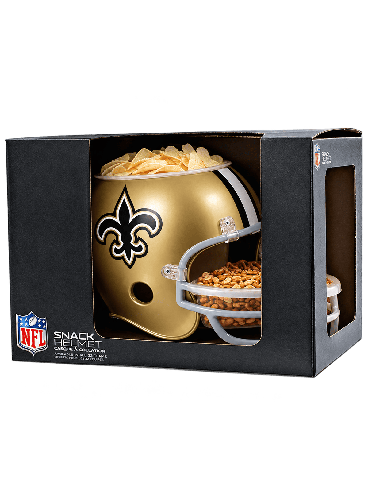Wincraft Accessories New Orleans Saints Wincraft NFL Full Size Multi Compartment Snack Helmet