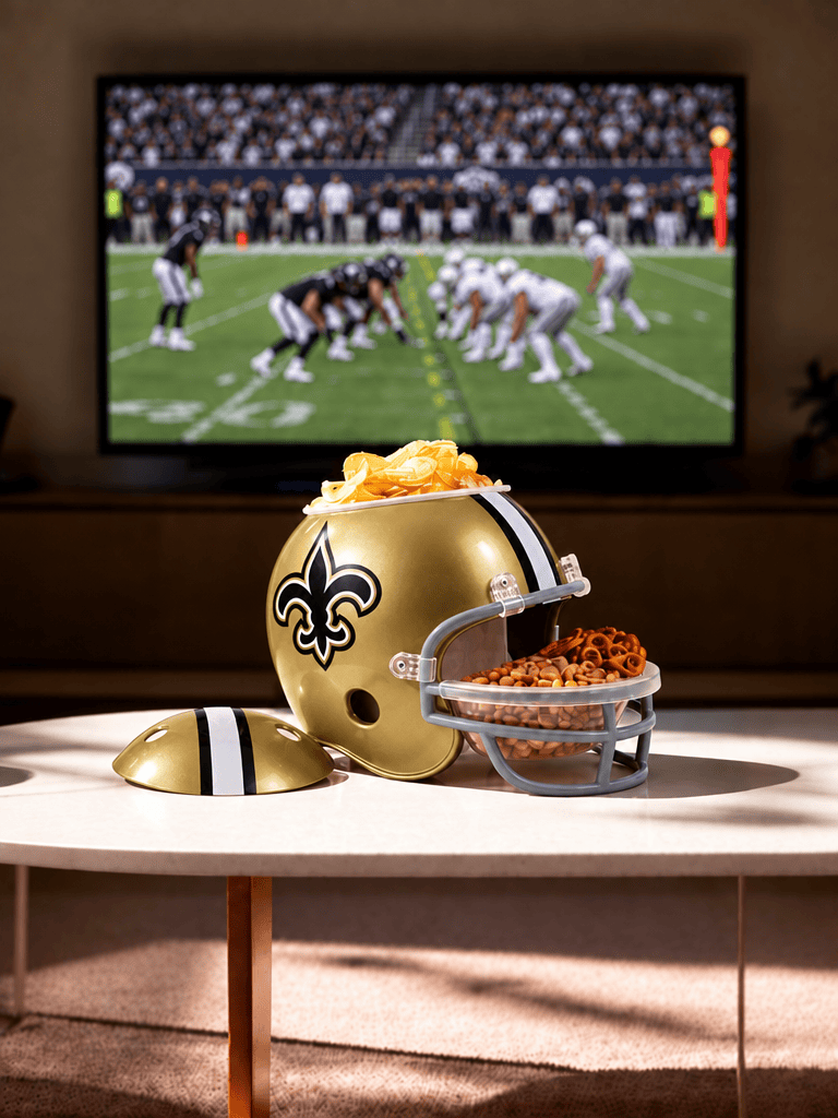 Wincraft Accessories New Orleans Saints Wincraft NFL Full Size Multi Compartment Snack Helmet
