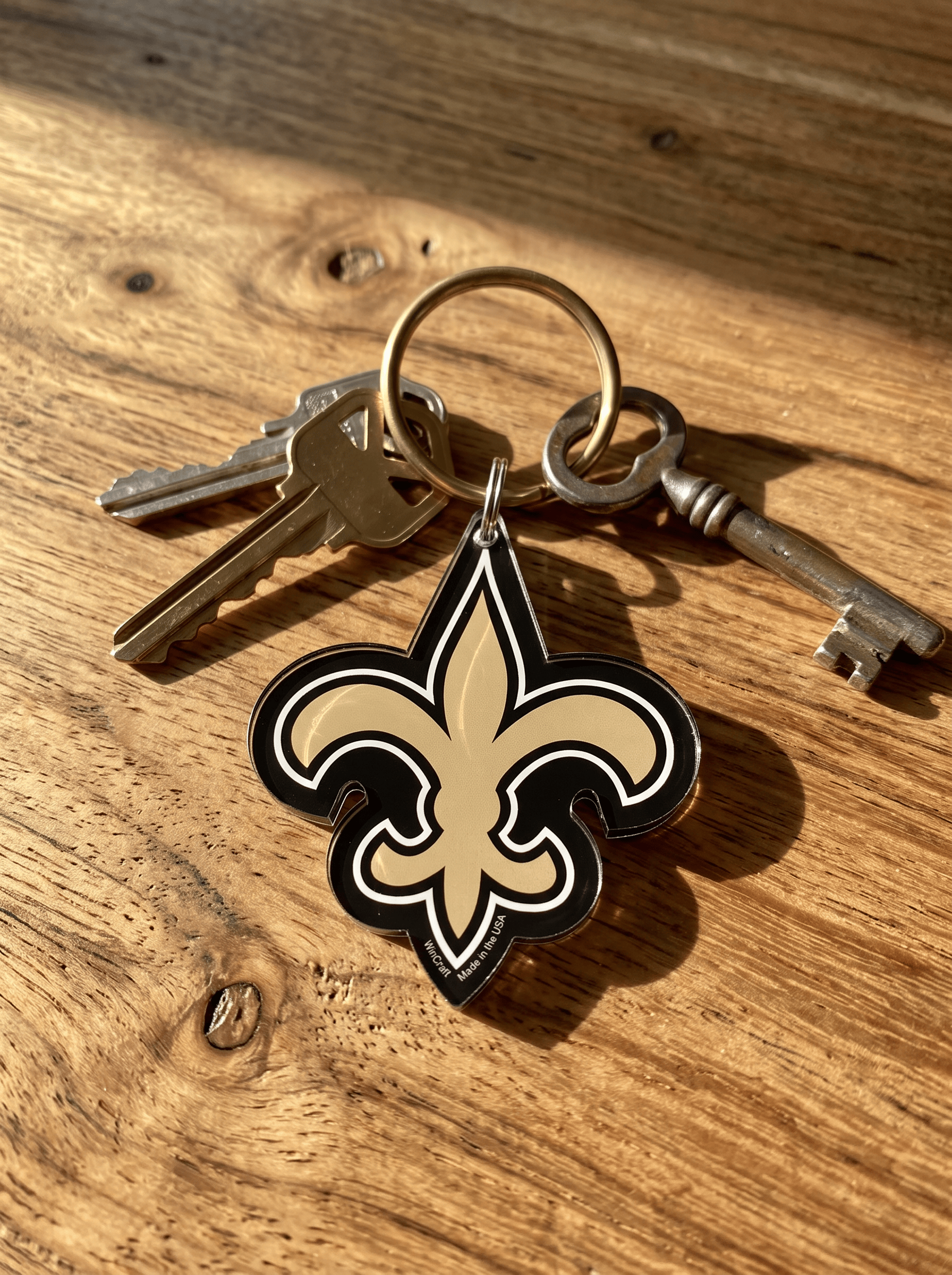 Wincraft Accessories New Orleans Saints Wincraft NFL Premium Acrylic Team Key Ring