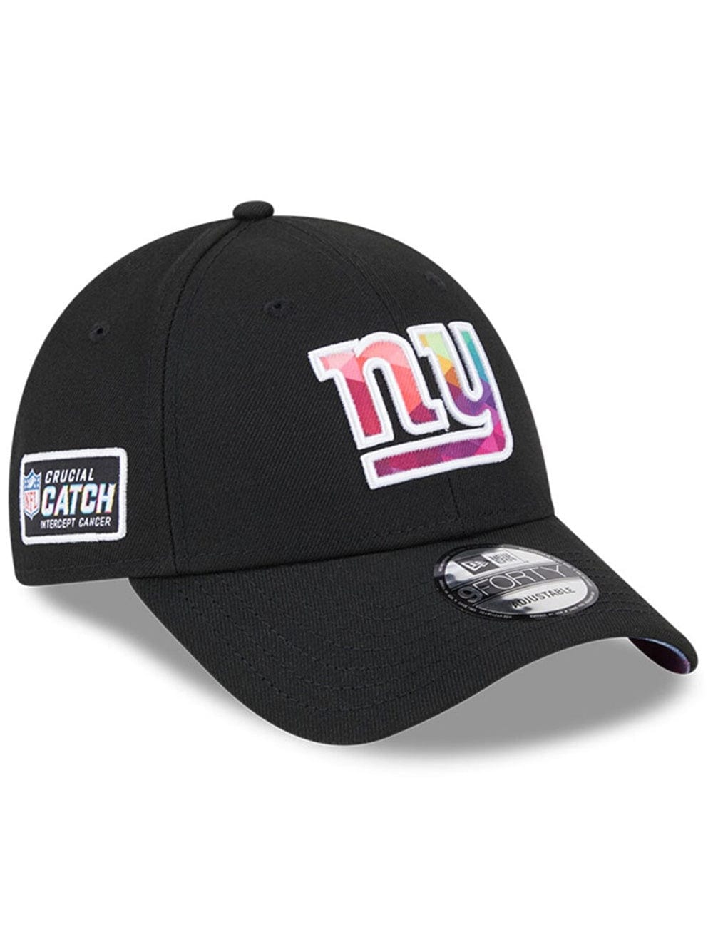 New Era Caps New York Giants New Era NFL 23 Crucial Catch 9FORTY Snapback Hat - Black