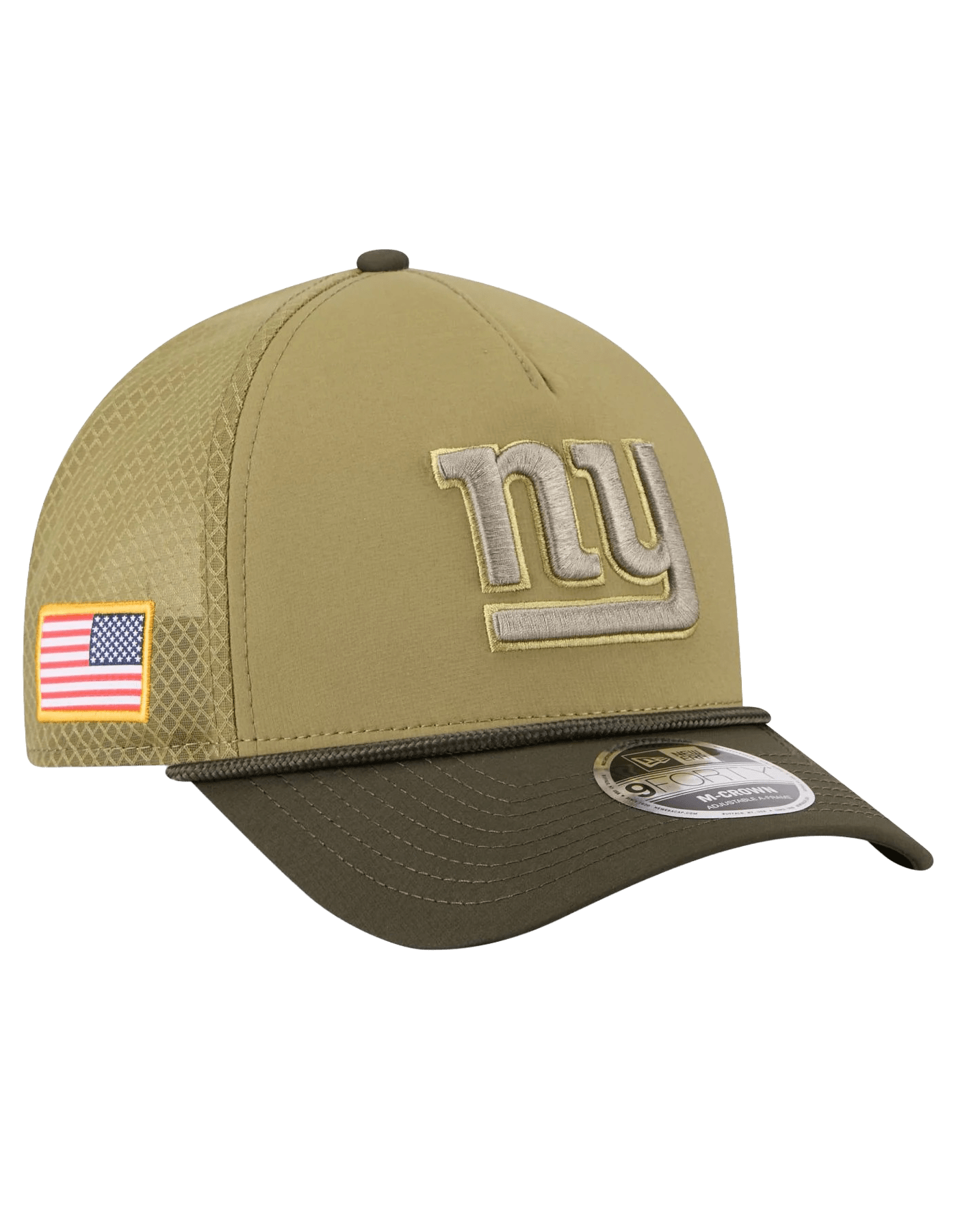 New Era Caps New York Giants New Era NFL 25 Salute To Service 9FORTY M-Crown Snapback Hat