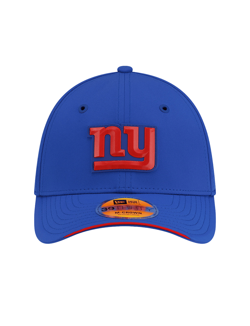 New Era Caps New York Giants New Era NFL 26 Sideline 39THIRTY M-Crown Stretch-Fit Hat - Blue