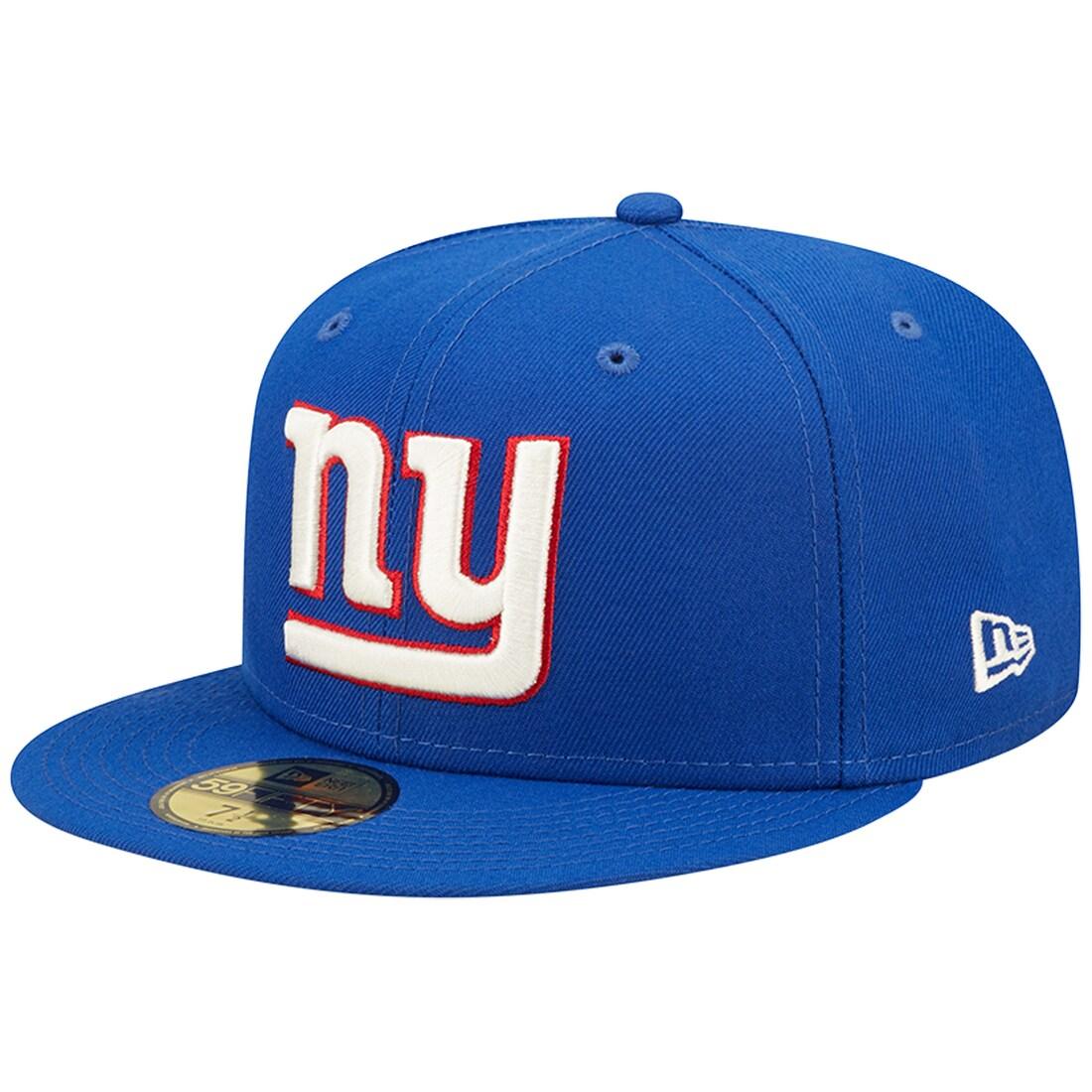 New Era Caps New York Giants New Era NFL Pop Sweat 59FIFTY Fitted Hat - Blue