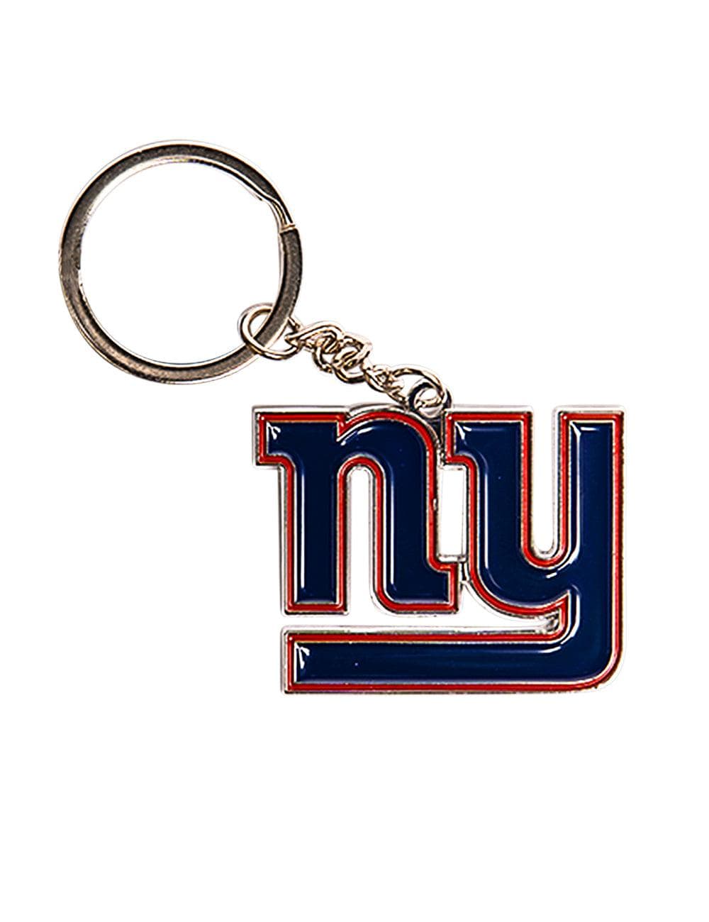 NFL Branded Accessories New York Giants NFL Team Logo Steel Keyring